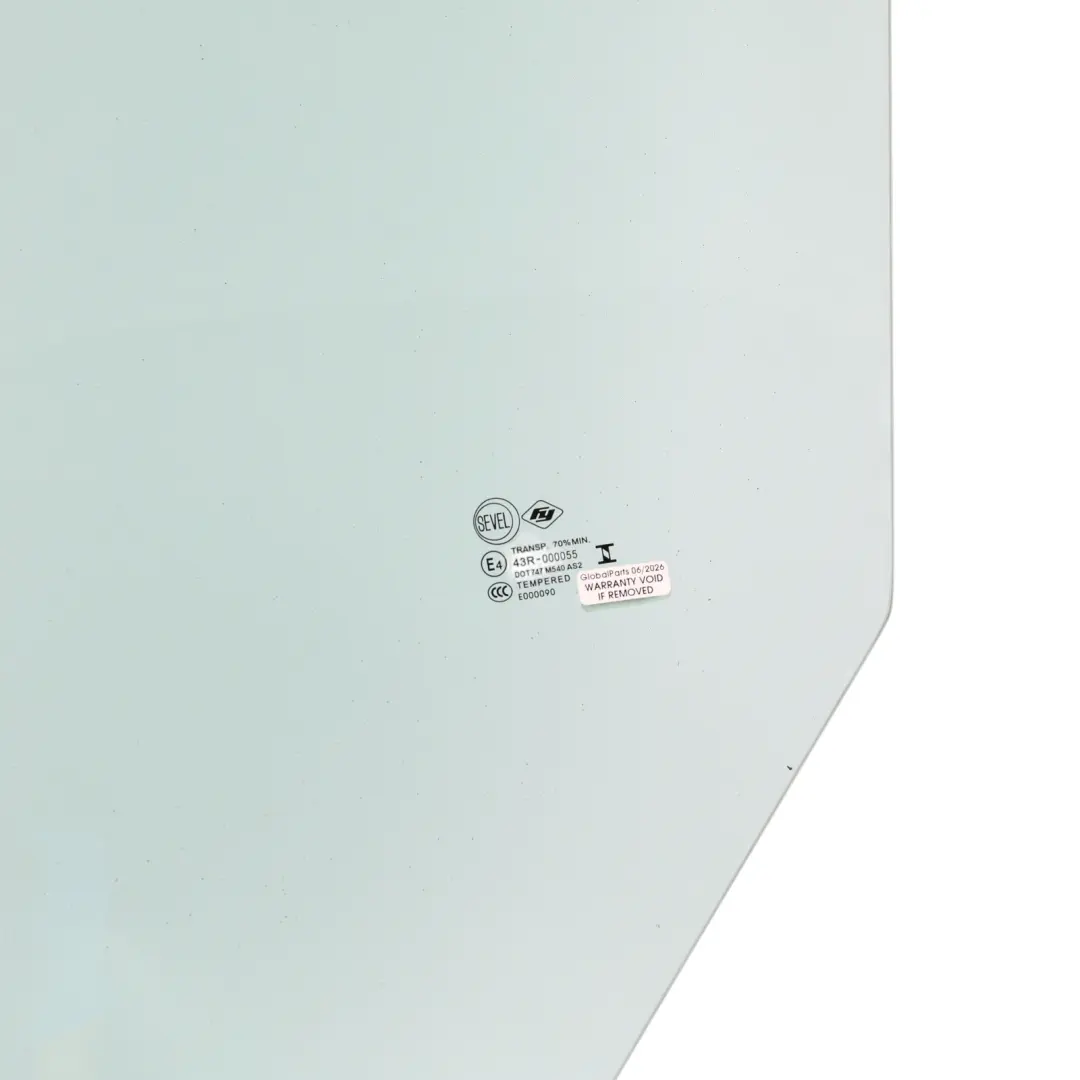 Door Window Glass Glazing AS2 Front Left N/S to Vauxhall Movano C with Part number 1694133180 Vauxhall Movano C Door Window Glass Glazing AS2 Front Left N/S - SKU 1694133180 - Part number 1694133180