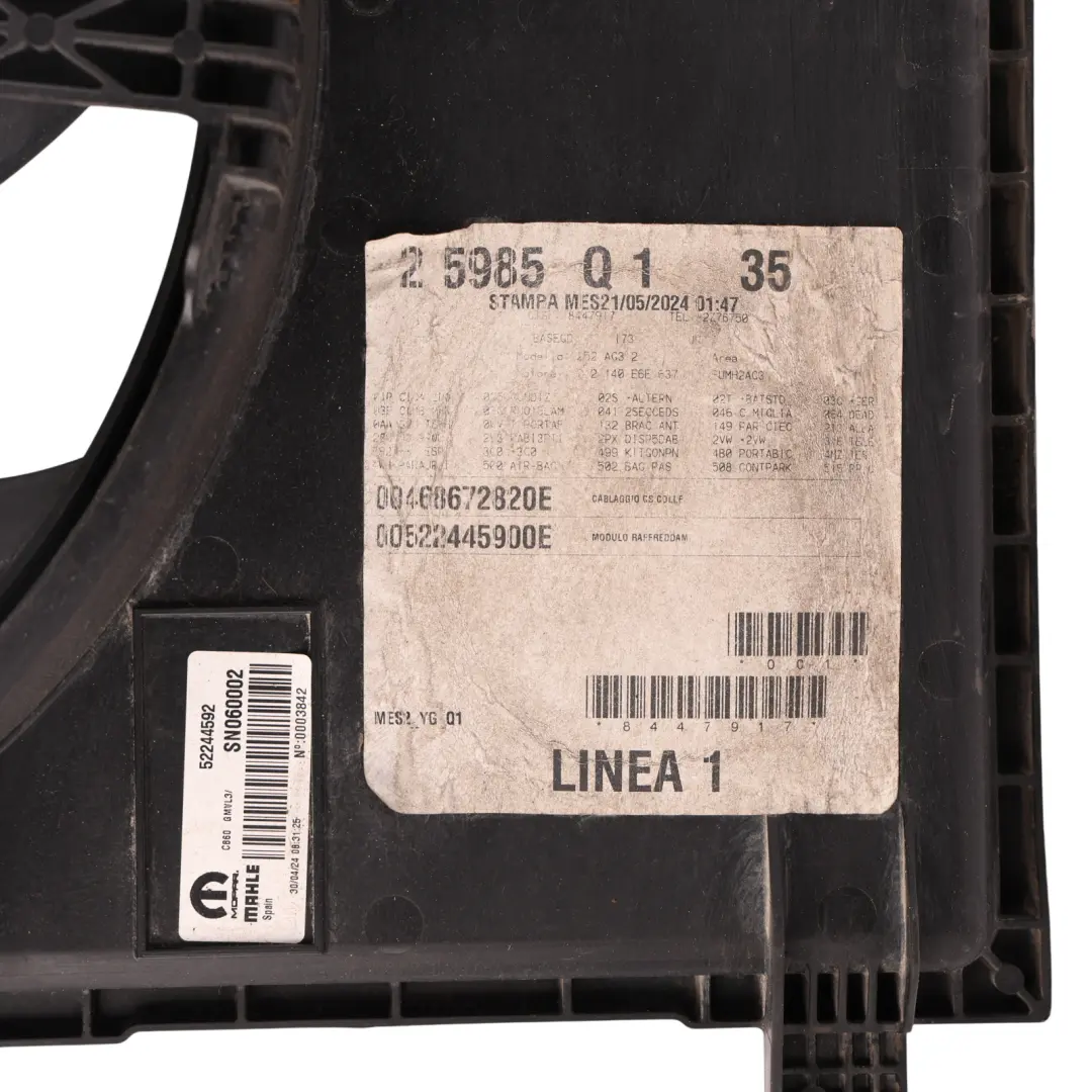 Radiator Fan Shroud Engine Cooler 2.2 Diesel 1694712480 to Vauxhall Movano C with Part number 1694716480 Vauxhall Movano C Radiator Fan Shroud Engine Cooler 2.2 Diesel 1694712480 - SKU 1694716480 - Part number 1694716480