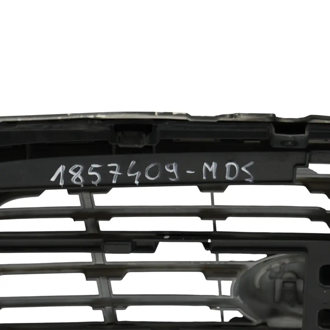 Ford Transit Mk8 Front Bumper Grille Upper Cover Trim Panel Moondust Silver - ZJ - SKU 1857409-MDS - Part number 1857409
