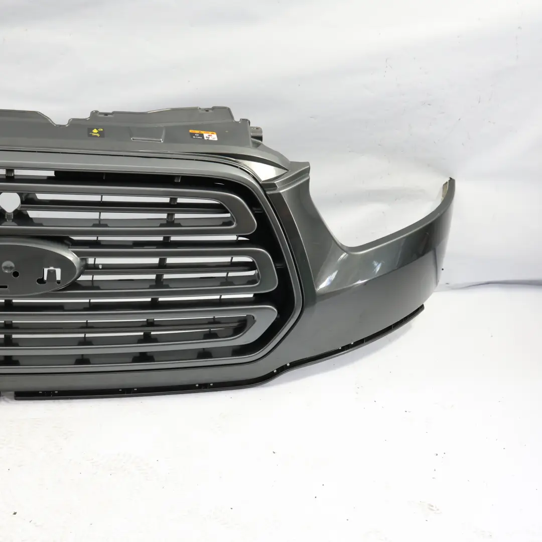 Ford Transit Mk8 Front Bumper Grille Upper Cover Trim Panel Moondust Silver - ZJ - SKU 1857409-MDS - Part number 1857409