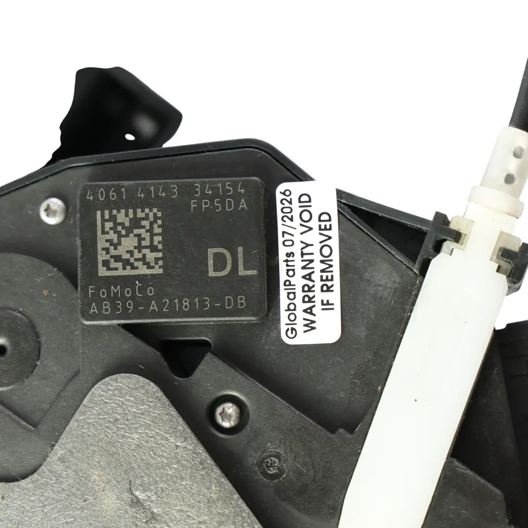 Front Door Lock Catch Mechanism Left N/S AB39-A21813-DB to Ford Ranger T6 with Part number 1859562 Ford Ranger T6 Front Door Lock Catch Mechanism Left N/S AB39-A21813-DB - SKU RHD-1859562 - Part number 1859562