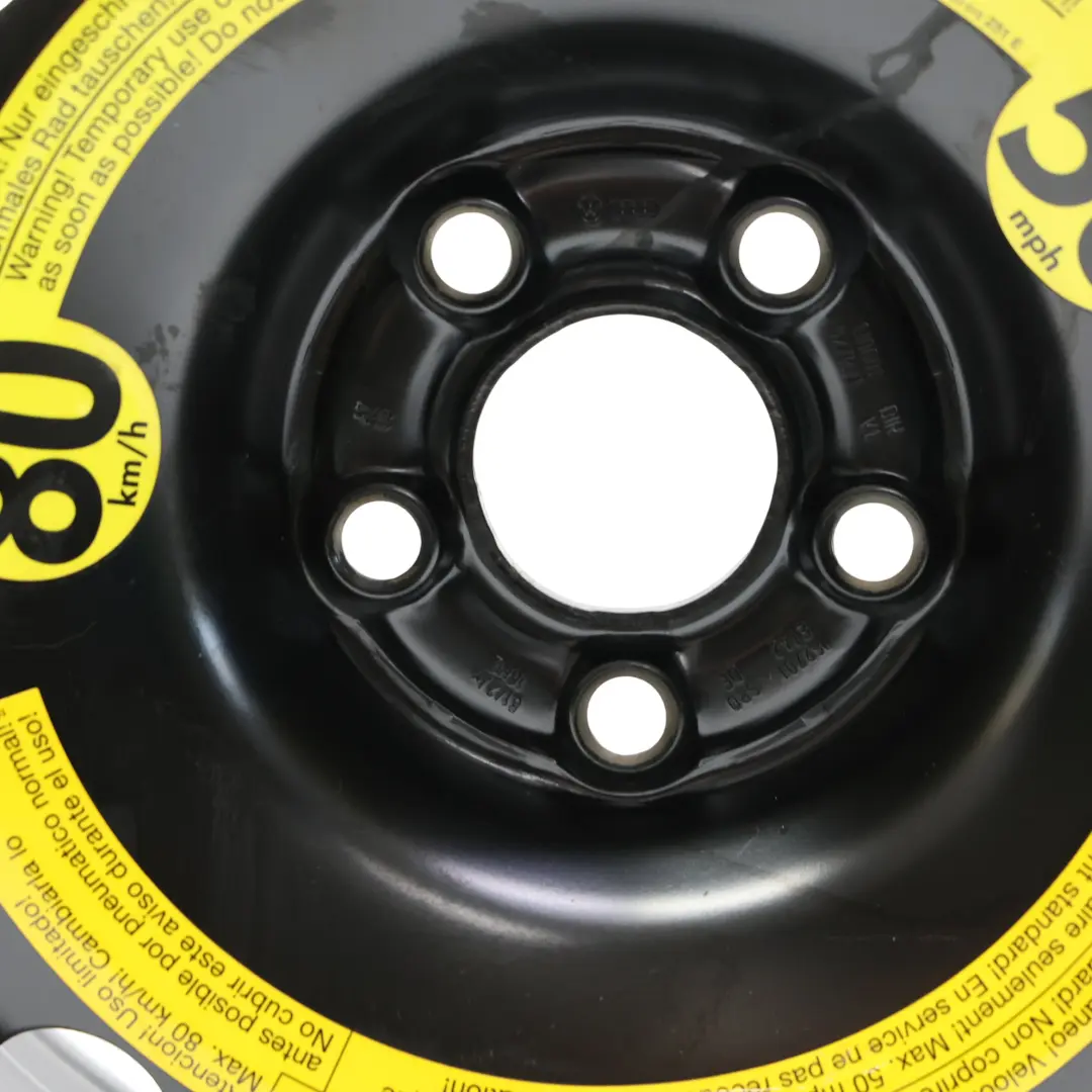 Stahl Reserverad R16 6.5J 205/55 Continental für Volkswagen New Beetle mit Teilenummer 1J0601027R Volkswagen New Beetle Stahl Reserverad R16 6.5J 205/55 Continental - SKU 1J0601027R-3 - Teilenummer 1J0601027R