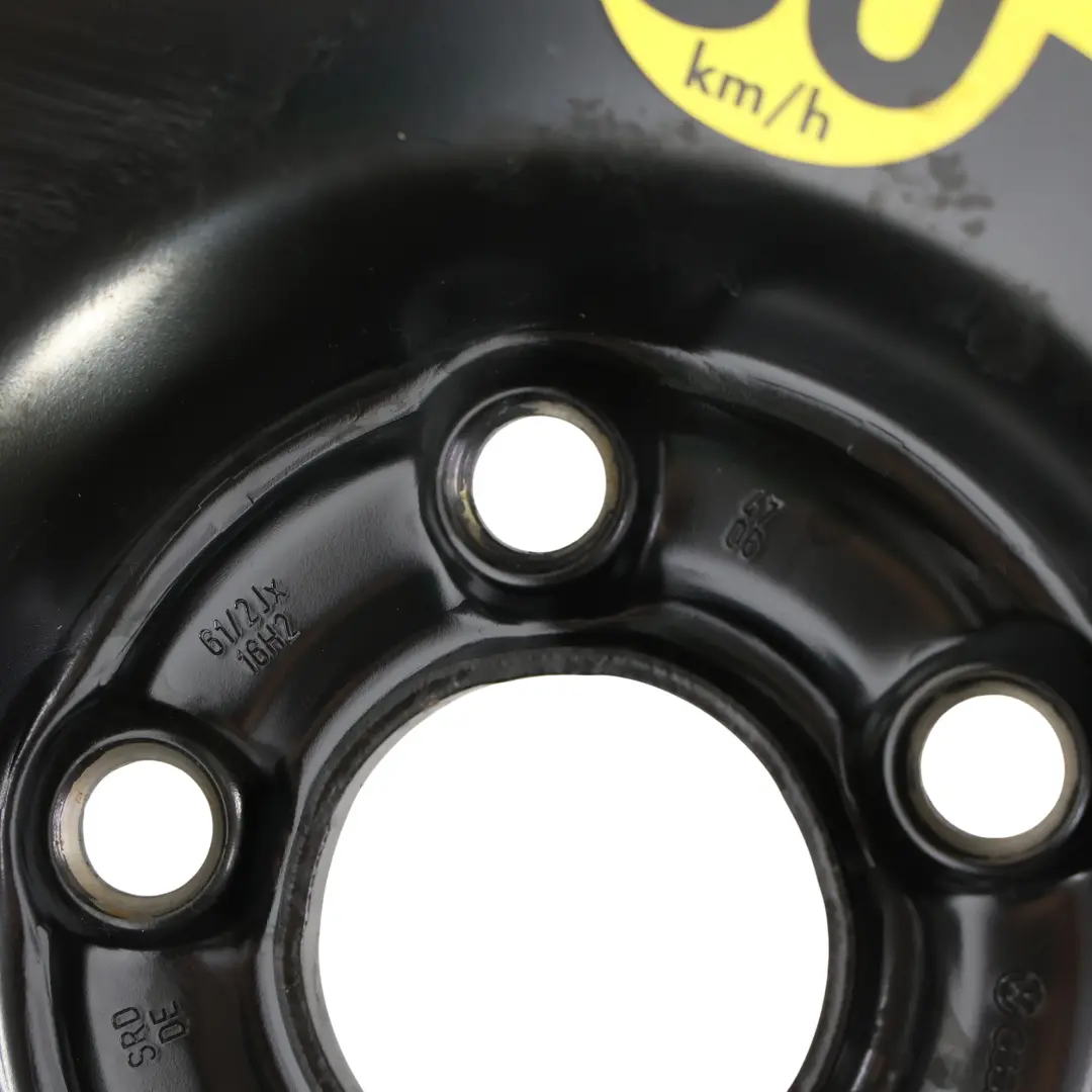 Volkswagen New Beetle Steel Spare Wheel R16 6.5J 205/55 Continental - SKU 1J0601027R-3 - Part number 1J0601027R
