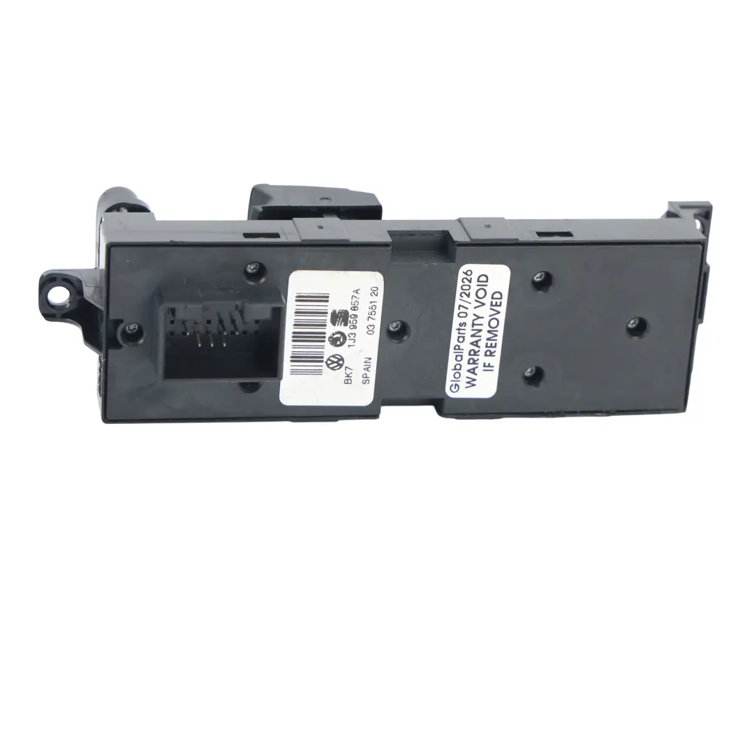 Skoda Fabia Rs 6y Electric Window Lifter Switch Front Driver's Side - SKU 1J3959857A - Part number 1J3959857A