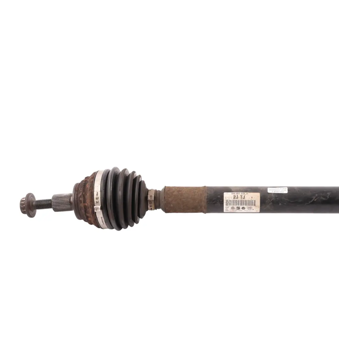 Driveshaft Front Right O/S Drive Shaft 1.6 Petrol Manual to Audi A3 8P with Part number 1K0407272JT Audi A3 8P Driveshaft Front Right O/S Drive Shaft 1.6 Petrol Manual - SKU 1K0407272JT - Part number 1K0407272JT