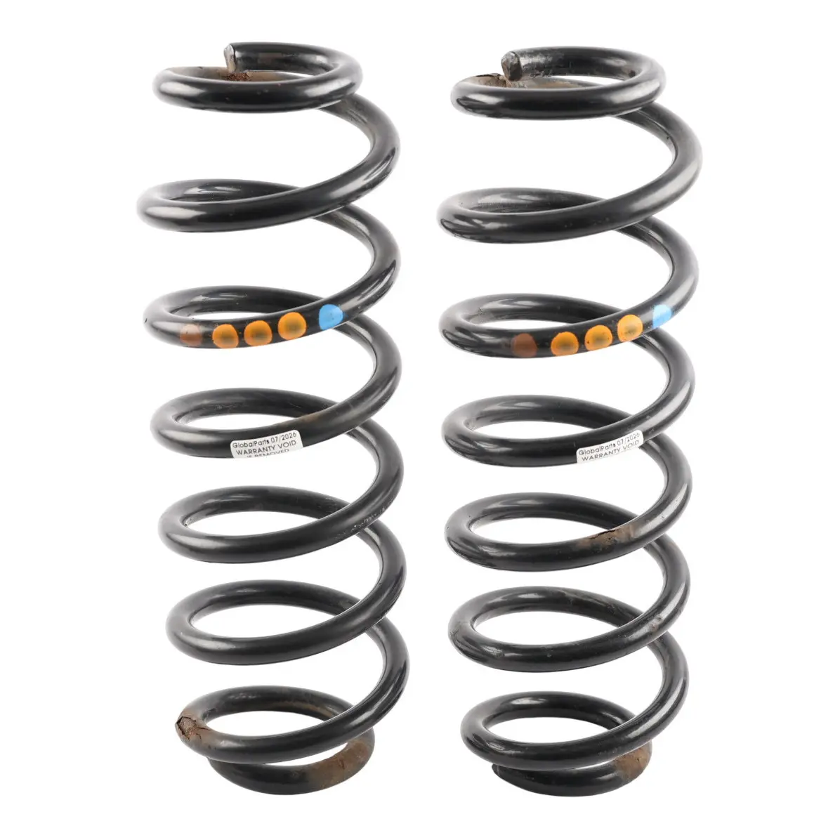 VW Tiguan 5N Coil Spring Suspension Rear Left Right N/O/S Set 1K0511115DH