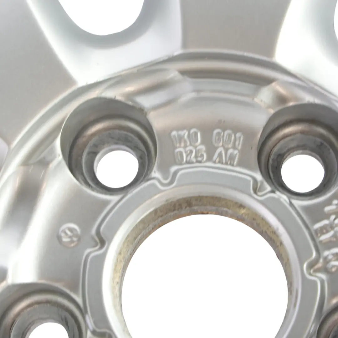 Volkswagen Golf Mk5 Mk6 Felga Aluminiowa Srebrna 17" ET:54 7J - SKU 1K0601025AN-1 - Numer Części 1K0601025AN