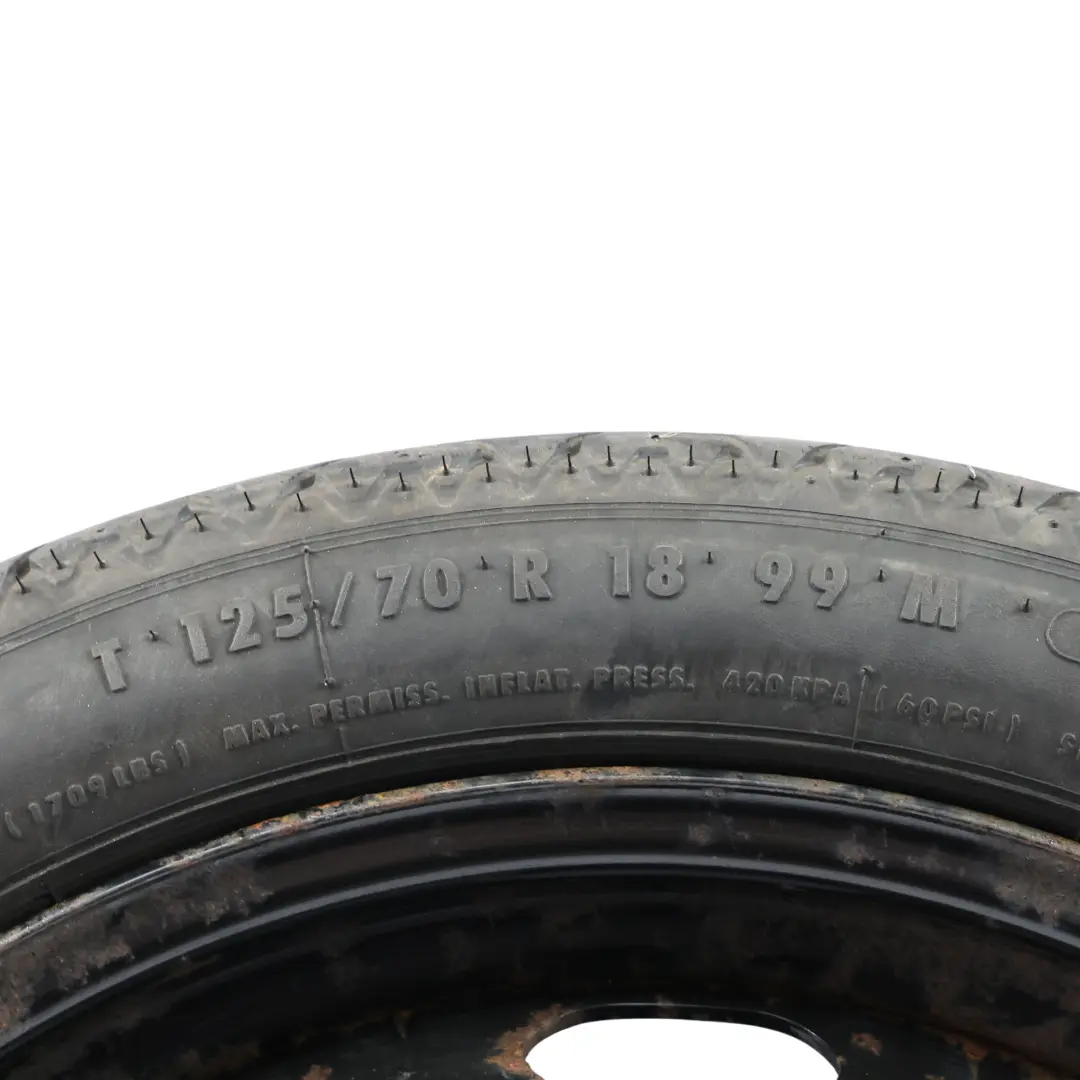 Audi A3 8P Rueda Acero Repuesto Llanta 18" 3,5J ET:25,5 Neumático R18 - SKU 1K0601027B-1 - Número de pieza 1K0601027B