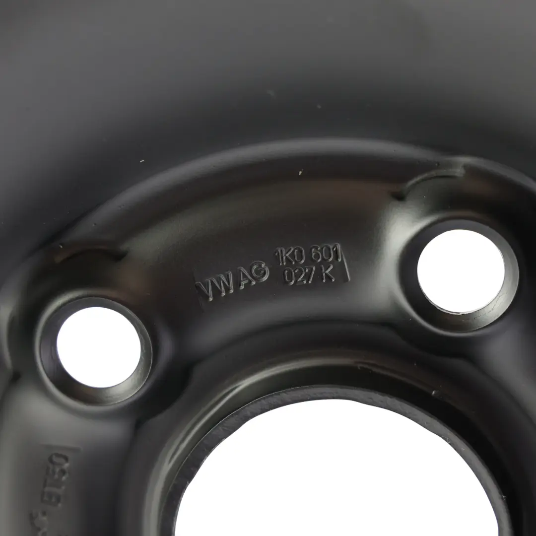 Skoda Octavia II Audi A3 8P Roue Secours Acier 16" 6.5J ET:50 - SKU 1K0601027K-1 - Numéro de pièce 1K0601027K