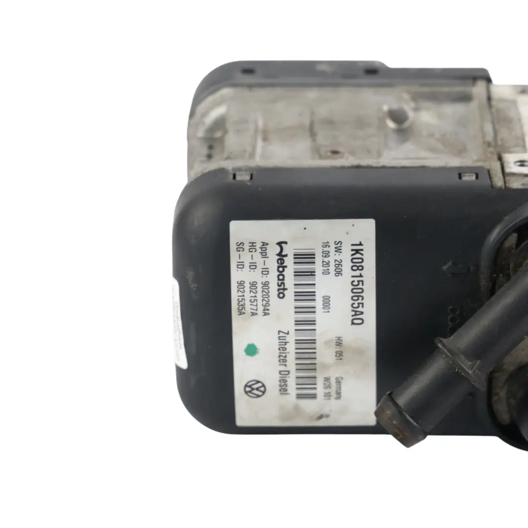 VW Volkswagen Touran 1T Webasto Auxiliary Pre Heater 2.0 Diesel 1K0815065AG - SKU 1K0815065AQ - Part number 1K0815065AQ