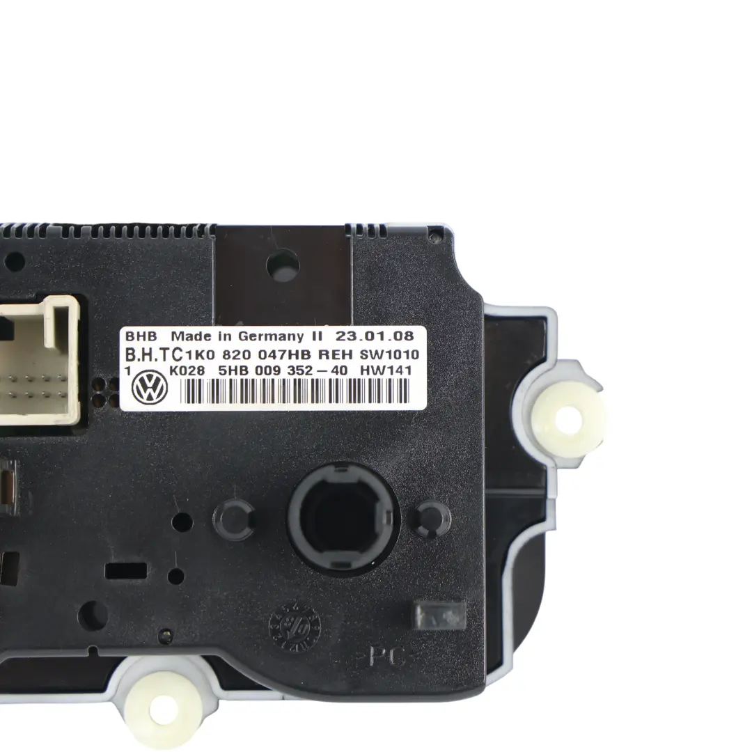 1F Heater Climate Control A/C Unit Switch Panel to Volkswagen VW Eos with Part number 1K0820047HB Volkswagen VW Eos 1F Heater Climate Control A/C Unit Switch Panel - SKU 1K0820047HB - Part number 1K0820047HB