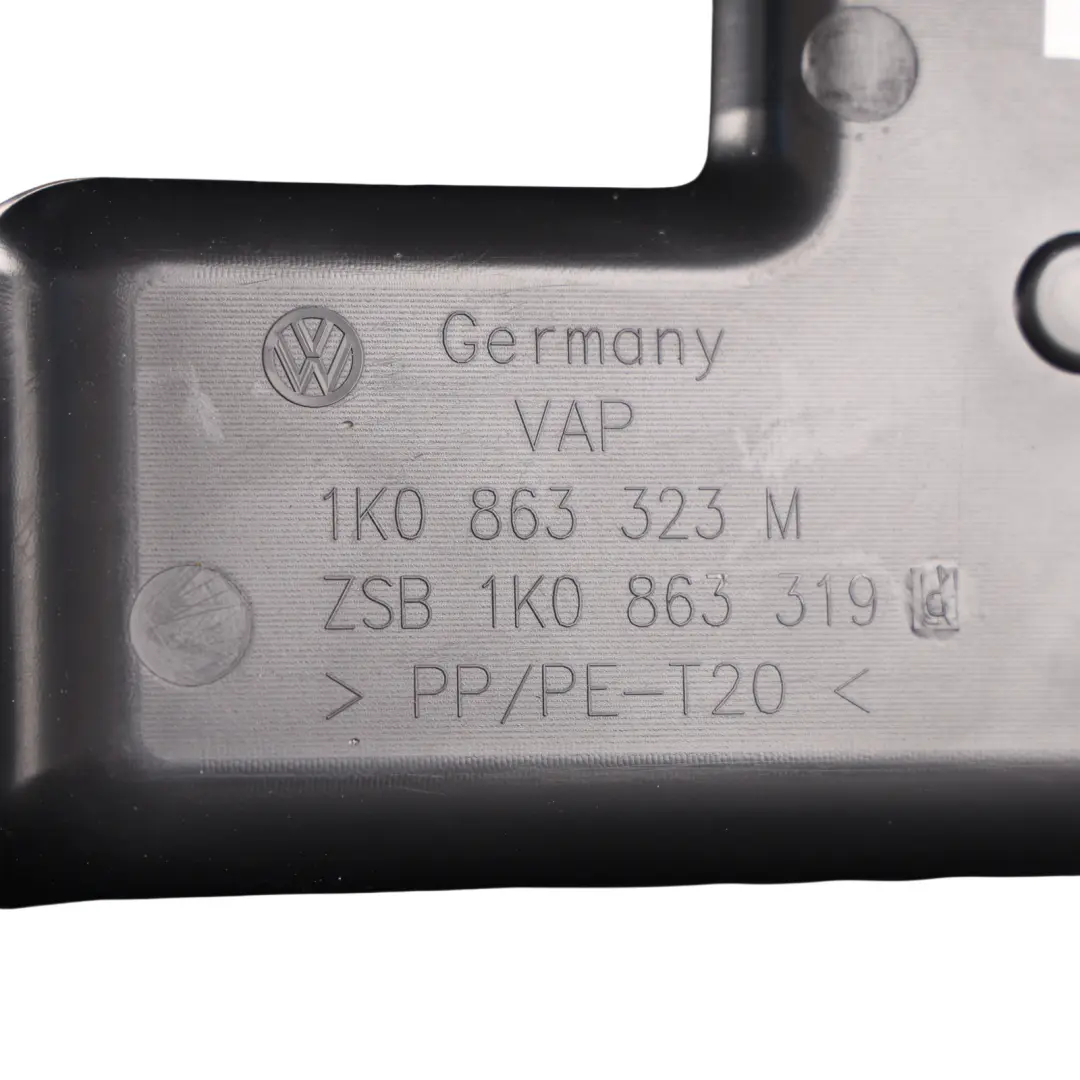 VW Volkswagen Golf MK5 Rear Centre Console Storage Compartment Black - SKU 1K0863323M - Part number 1K0863323M