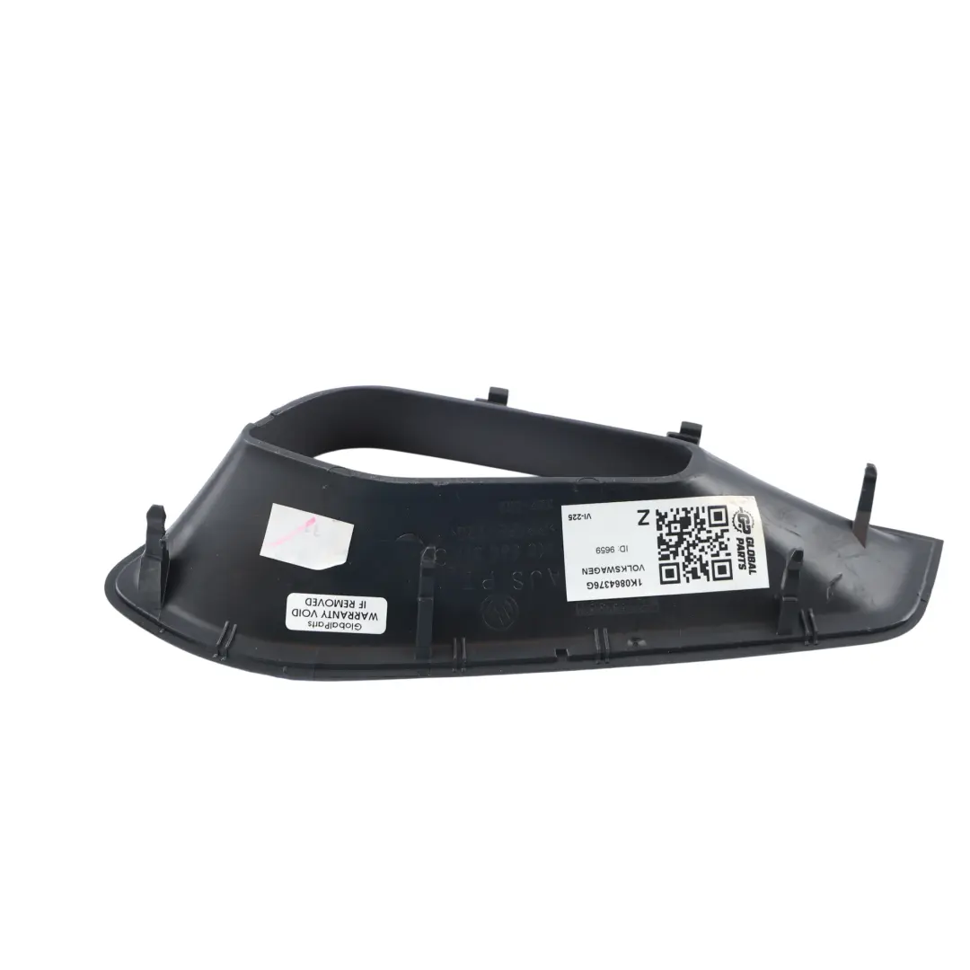 MK3 Rivestimento Console Centrale Destro Nero per Volkswagen Scirocco con numero di parte 1K0864376G Volkswagen Scirocco MK3 Rivestimento Console Centrale Destro Nero - SKU 1K0864376G - Numero di parte 1K0864376G
