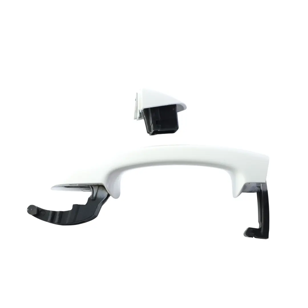 VW Golf Mk6 Scirocco Mk3 Door Handle Rear Left N/S Candy White - B9A - SKU 1K8837205F-CAN - Part number 1K8837205F
