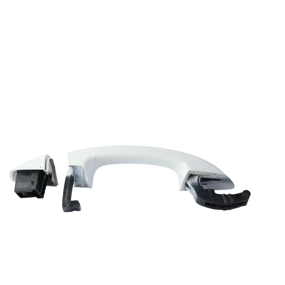 VW Golf Mk6 Scirocco Mk3 Door Handle Rear Right O/S Candy White - B9A - SKU 1K8837206F-CAN - Part number 1K8837206F