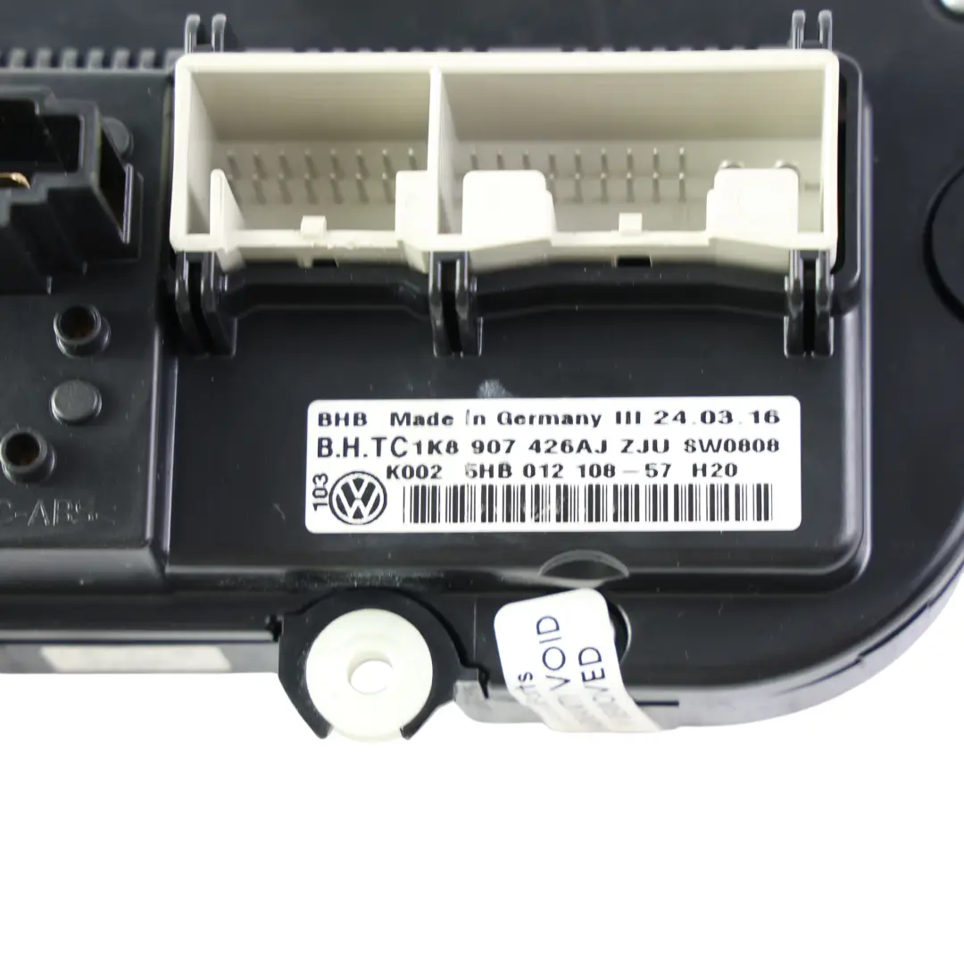 2k Air Conditioning Climate Heated Seat Control to VW Volkswagen Caddy with Part number 1K8907426AJ VW Volkswagen Caddy 2k Air Conditioning Climate Heated Seat Control - SKU 1K8907426AJ - Part number 1K8907426AJ