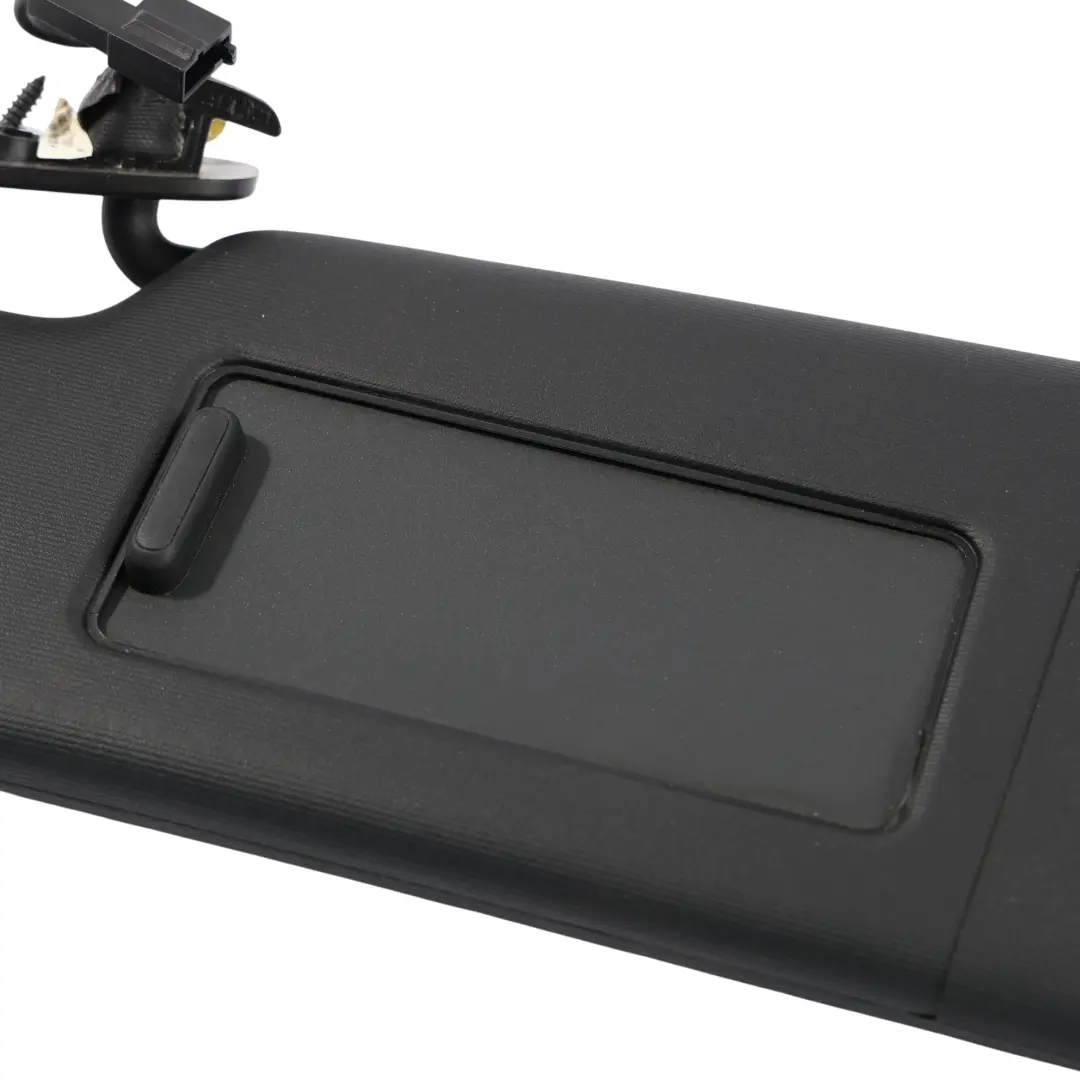 1F Sun Visor Cover Panel Left N/S Black to Volkswagen Eos with Part number 1Q0857551P Volkswagen Eos 1F Sun Visor Cover Panel Left N/S Black - SKU 1Q0857551P - Part number 1Q0857551P