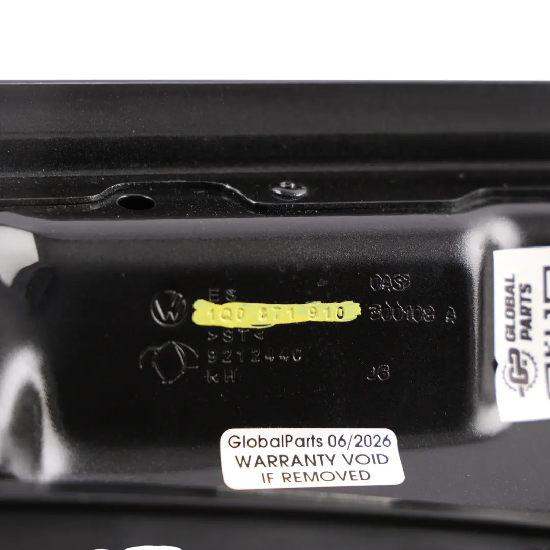 1F Upper Roof Trim Strip Cover Panel Right O/S Side Deep Black - C9X to VW Eos with Part number 1Q0871910 VW Eos 1F Upper Roof Trim Strip Cover Panel Right O/S Side Deep Black - C9X - SKU 1Q0871910-DBL - Part number 1Q0871910