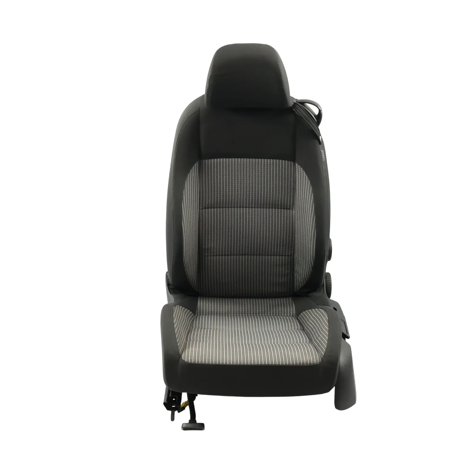 Volkswagen Eos 1F Asiento Delantero Derecho Interior Tela Titán Negro Gris