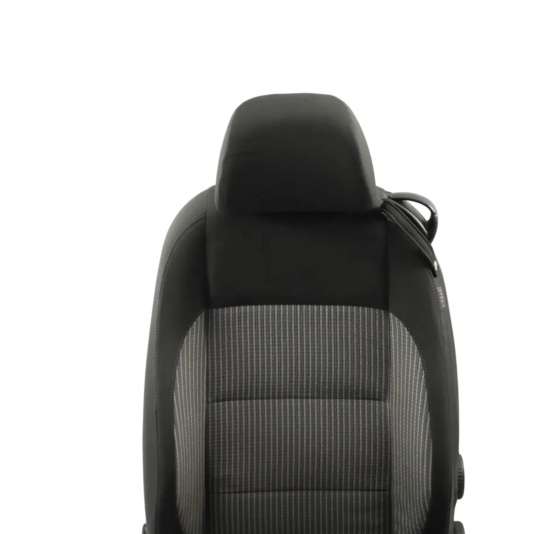 1F Seat Front Right O/S Interior Cloth Fabric Titan Black Grey to Volkswagen Eos with Part number 1Q0881806CD Volkswagen Eos 1F Seat Front Right O/S Interior Cloth Fabric Titan Black Grey - SKU 1Q0881806CD-1 - Part number 1Q0881806CD
