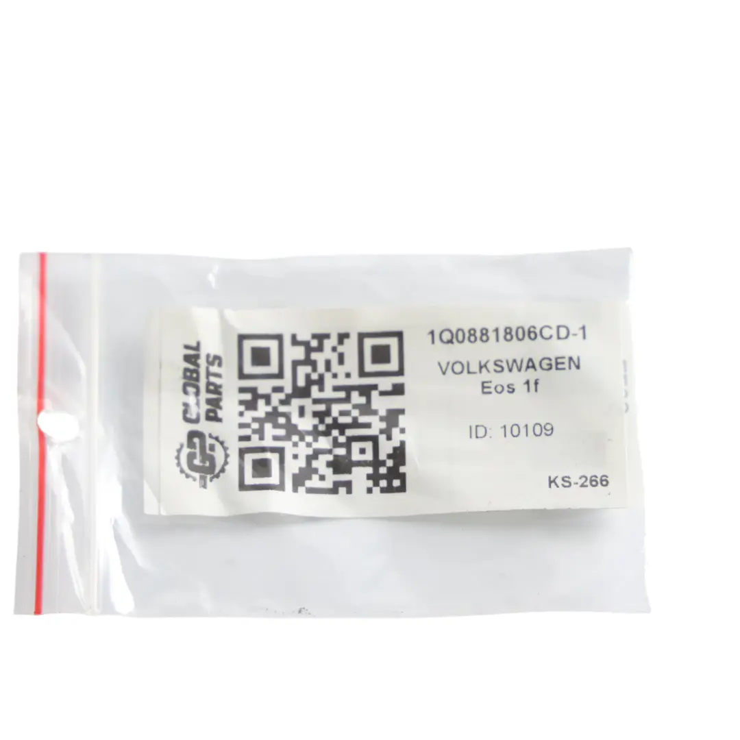 Volkswagen Eos 1F Seat Front Right O/S Interior Cloth Fabric Titan Black Grey - SKU 1Q0881806CD-1 - Part number 1Q0881806CD