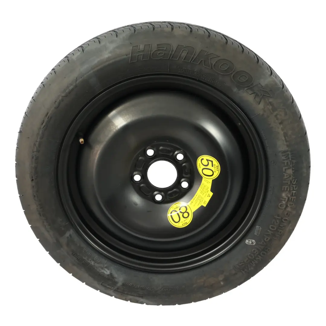 Ford Focus Mk2 Spare Wheel Rim Steel R16 Tyre 125/90 Hankook 1S71MH-08263 - SKU 1S71MH08263 - Part number 1S71MH08263