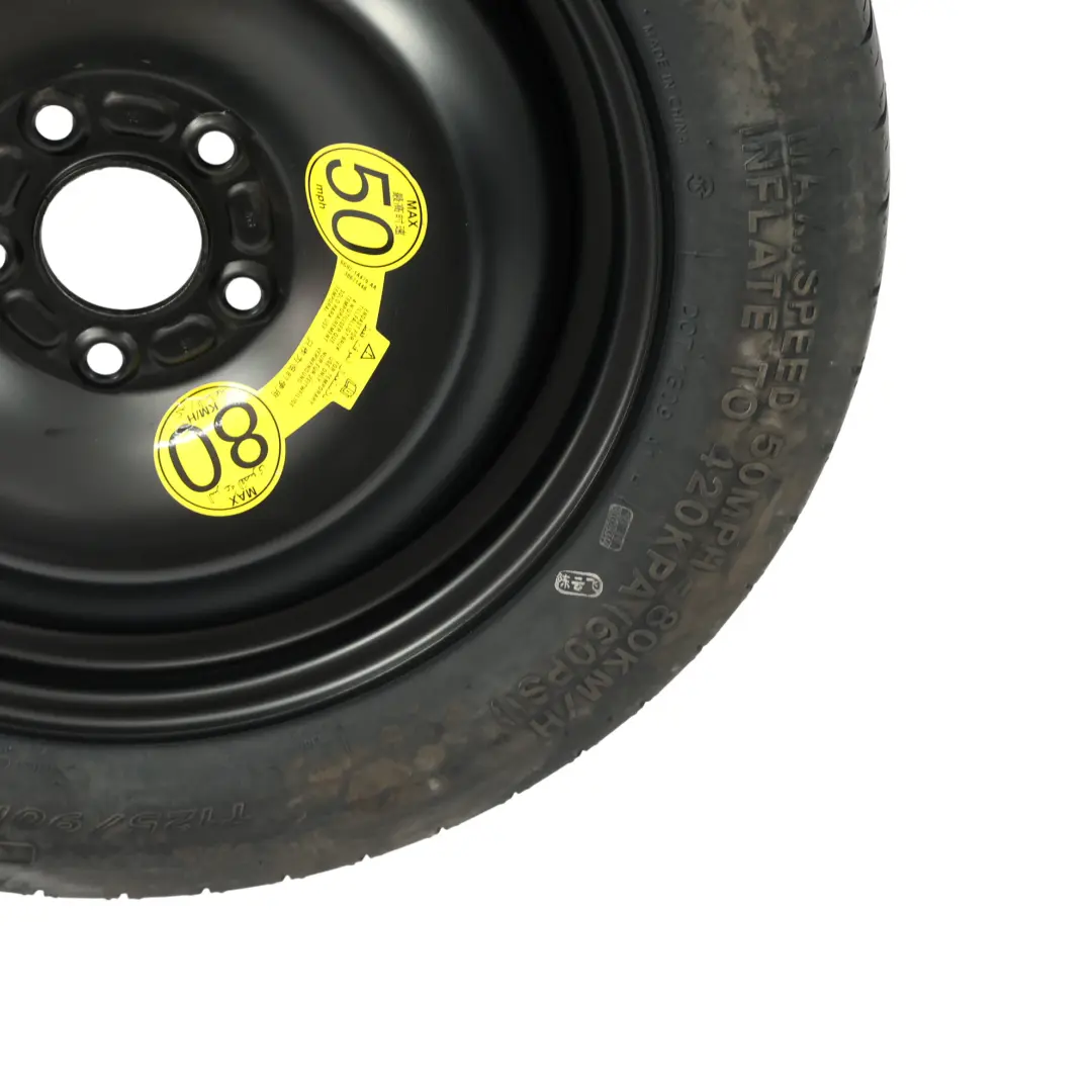 Ford Focus MK2 Jante Roue Secours Acier R16 Pneu 125/90 Hankook 1S71MH-08263 - SKU 1S71MH08263 - Numéro de pièce 1S71MH08263