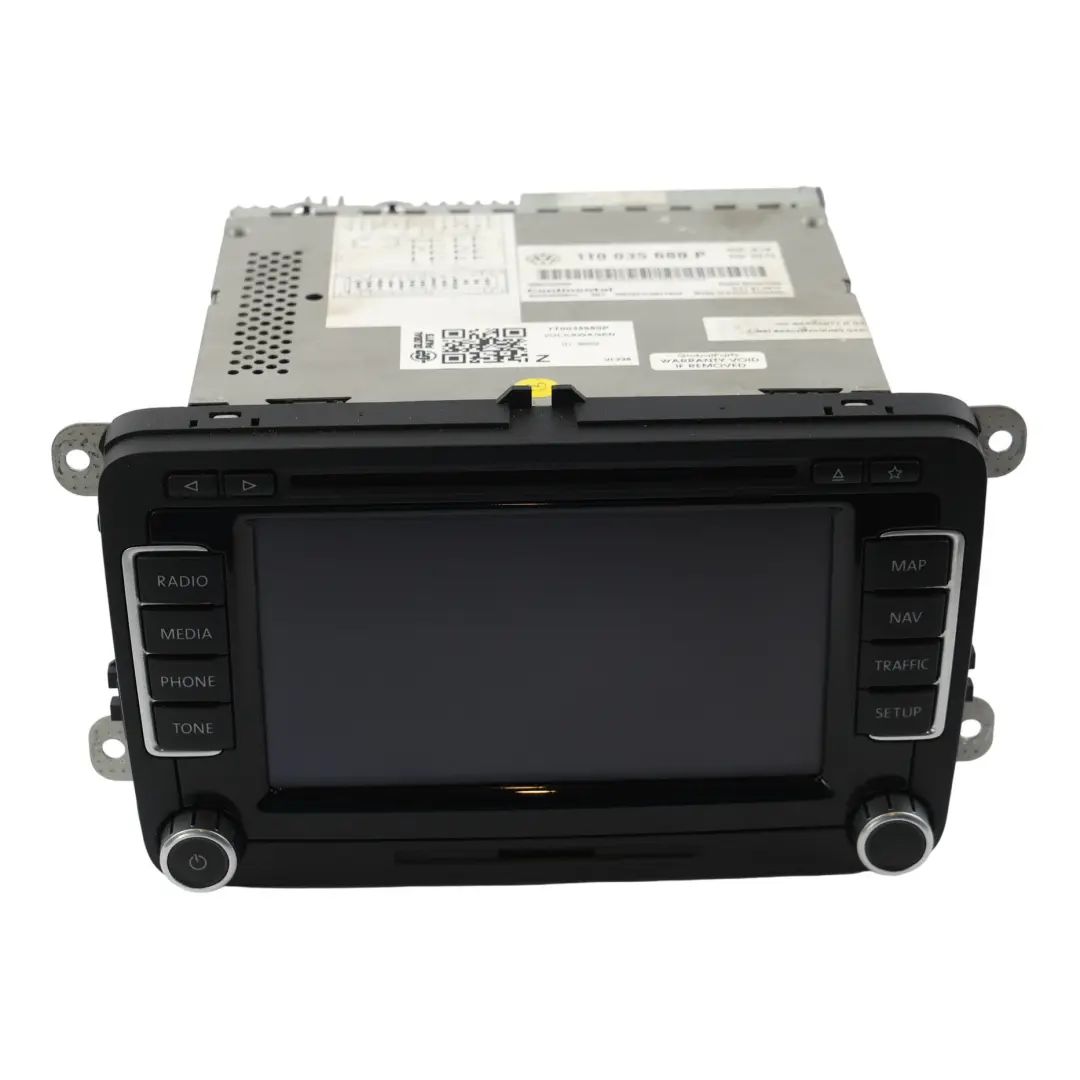 Volkswagen Scirocco Tiguan 5N Sat Nav Radio CD Player Head Unit - SKU 1T0035680P - Teilenummer 1T0035680P