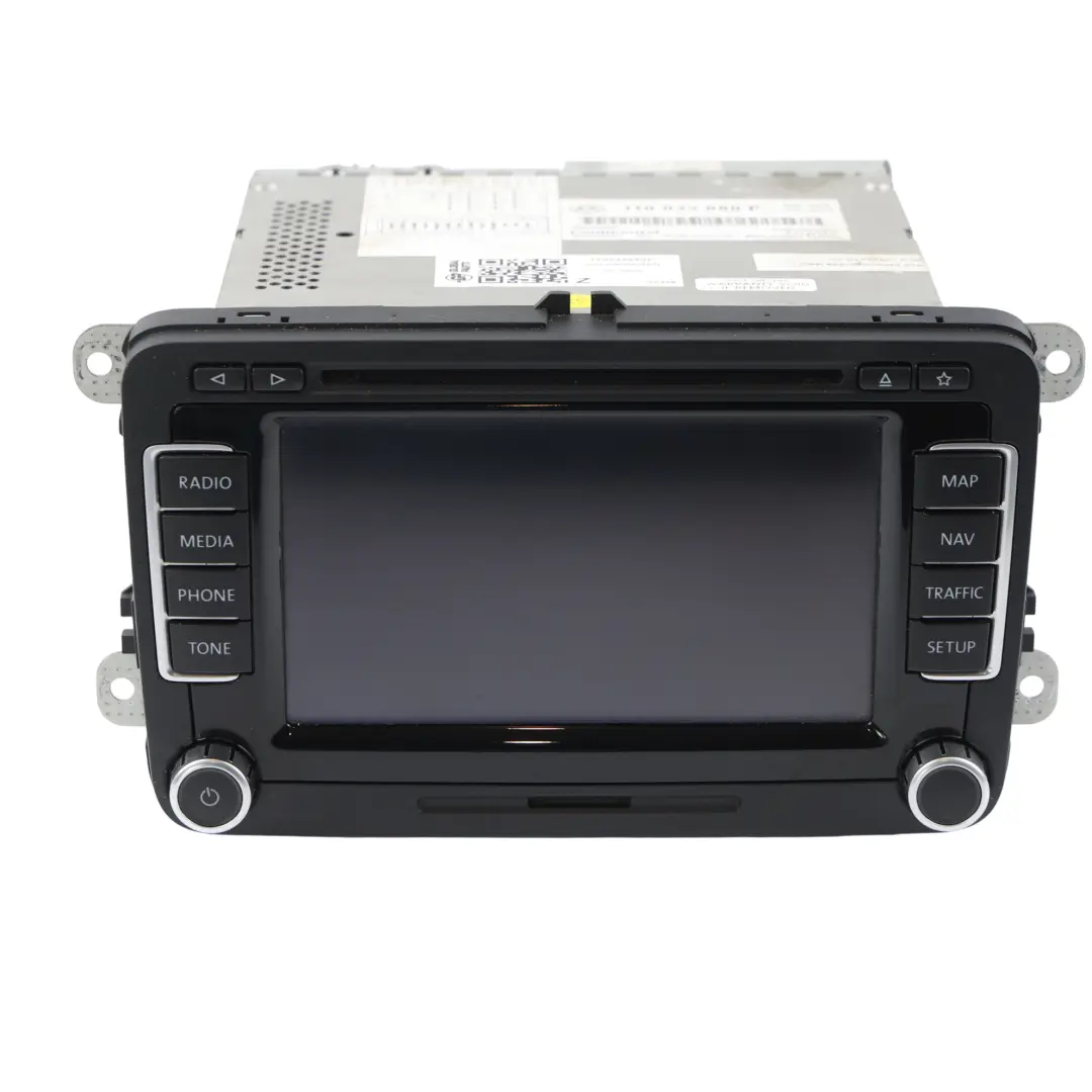 Sat Nav Radio Cd Player Head Unit to VW Volkswagen Scirocco Tiguan 5N with Part number 1T0035680P VW Volkswagen Scirocco Tiguan 5N Sat Nav Radio Cd Player Head Unit - SKU 1T0035680P - Part number 1T0035680P