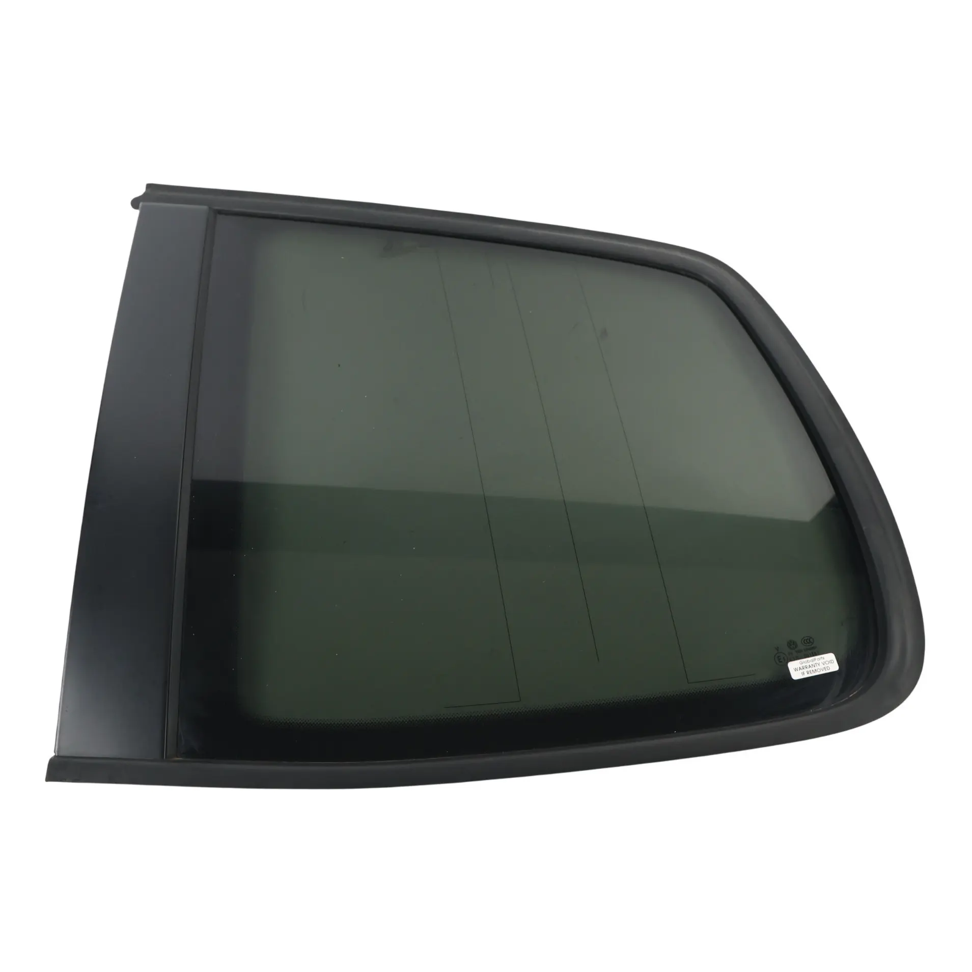 Volkswagen Touran 1T Vetro Posteriore Sinistro Grigio Nero 1T0845041CK