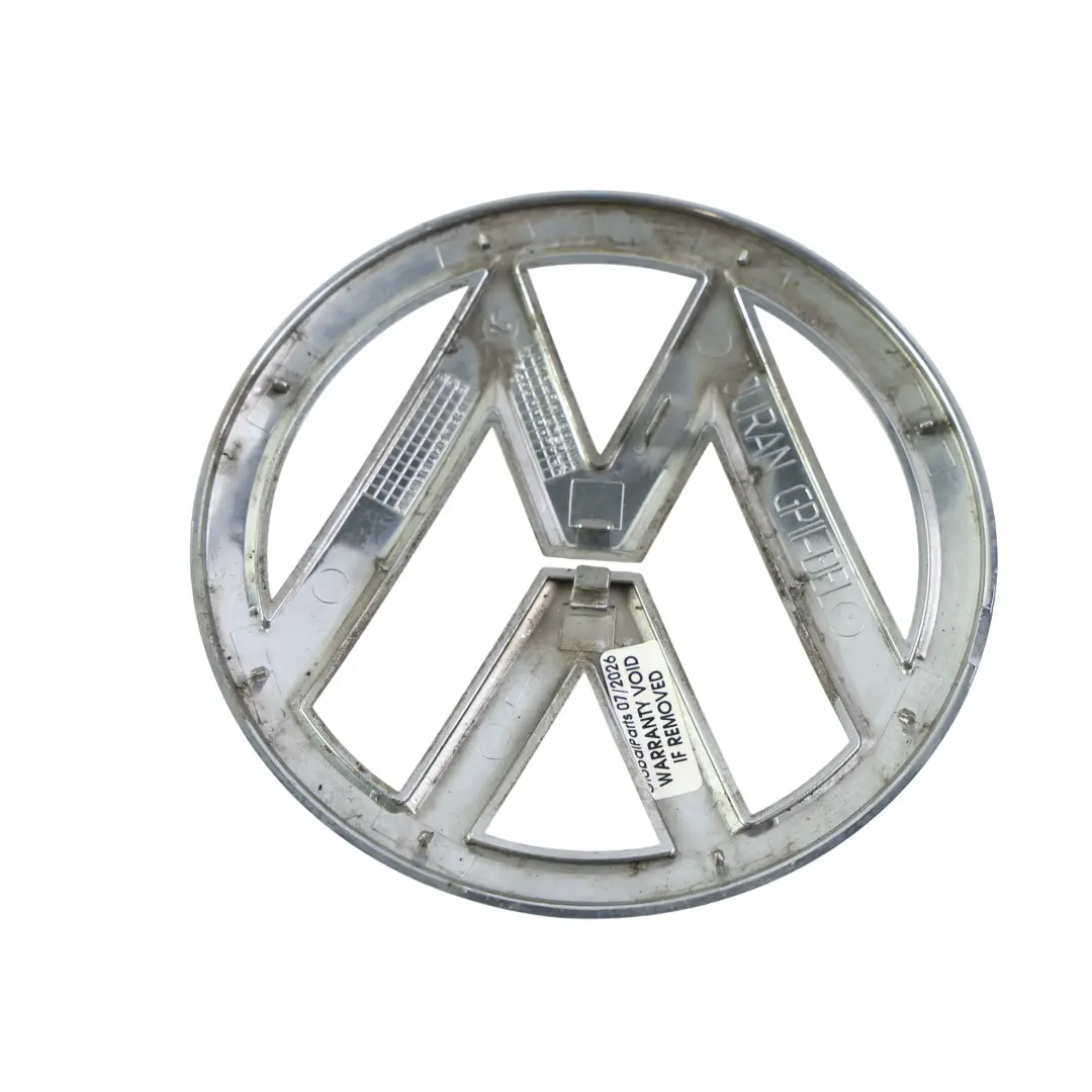 Volkswagen Passat B7 Touran 1T Front Grille Badge Emblem Chrome - SKU 1T0853601E - Part number 1T0853601E
