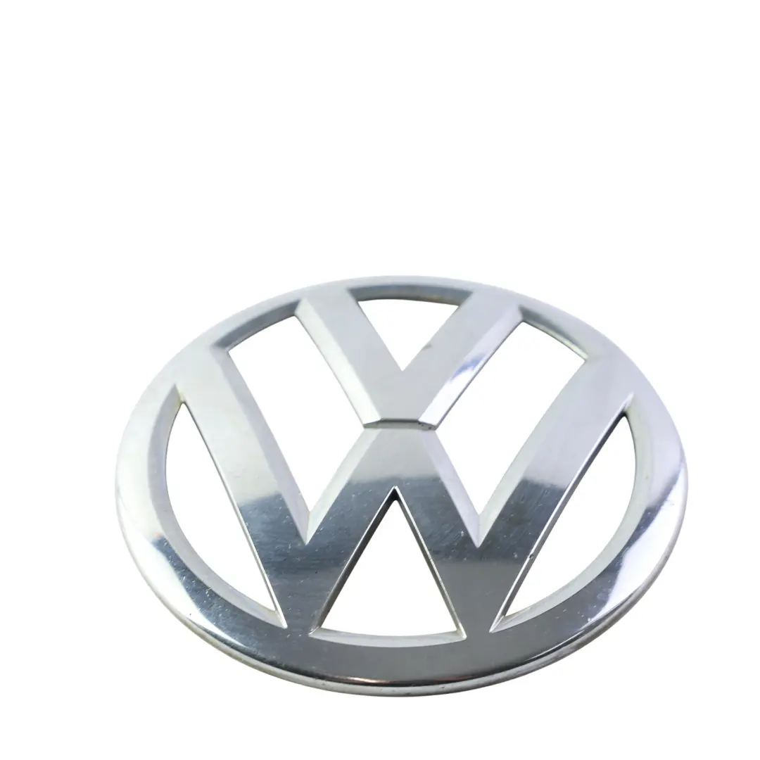 Front Grille Badge Emblem Chrome to Volkswagen Passat B7 Touran 1T with Part number 1T0853601E Volkswagen Passat B7 Touran 1T Front Grille Badge Emblem Chrome - SKU 1T0853601E - Part number 1T0853601E