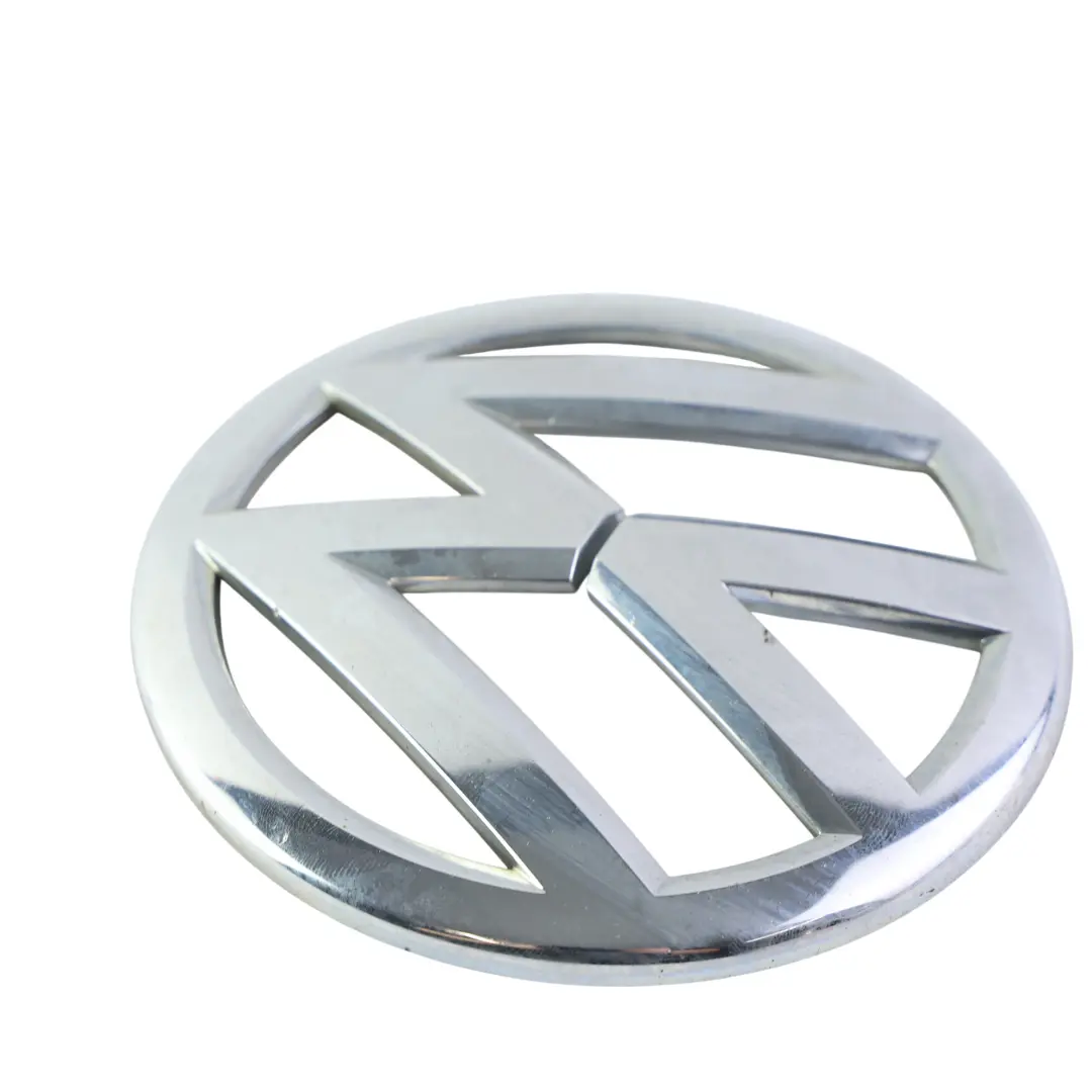 Front Grille Badge Emblem Chrome to Volkswagen Passat B7 Touran 1T with Part number 1T0853601E Volkswagen Passat B7 Touran 1T Front Grille Badge Emblem Chrome - SKU 1T0853601E - Part number 1T0853601E