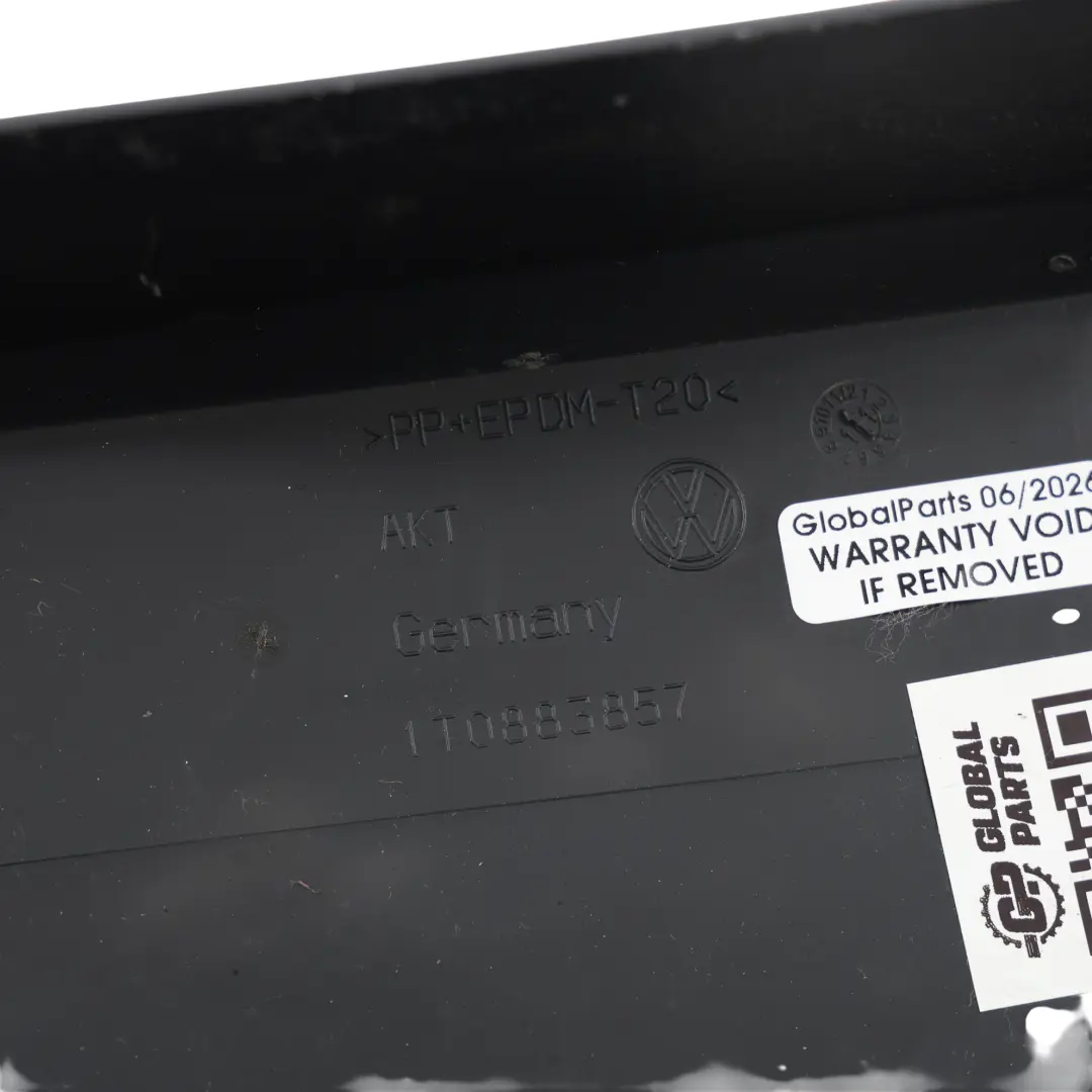 Volkswagen Touran Cubierta Asiento Trasero 2ª Fila Izquierdo Antracita - SKU 1T0883857 - Número de pieza 1T0883857