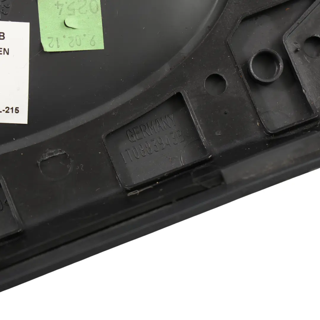 Volkswagen Touran 1T Cubierta Marco Asiento Central Antracita - SKU 1T0883943B - Número de pieza 1T0883943B