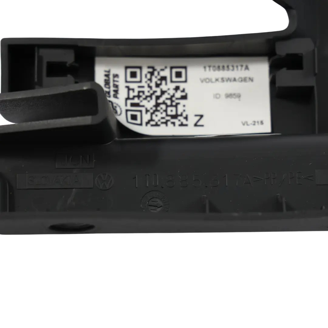 VW Volkswagen Touran 1T Three Seat Bench Cover Panel Right O/S - SKU 1T0885317A - Part number 1T0885317A