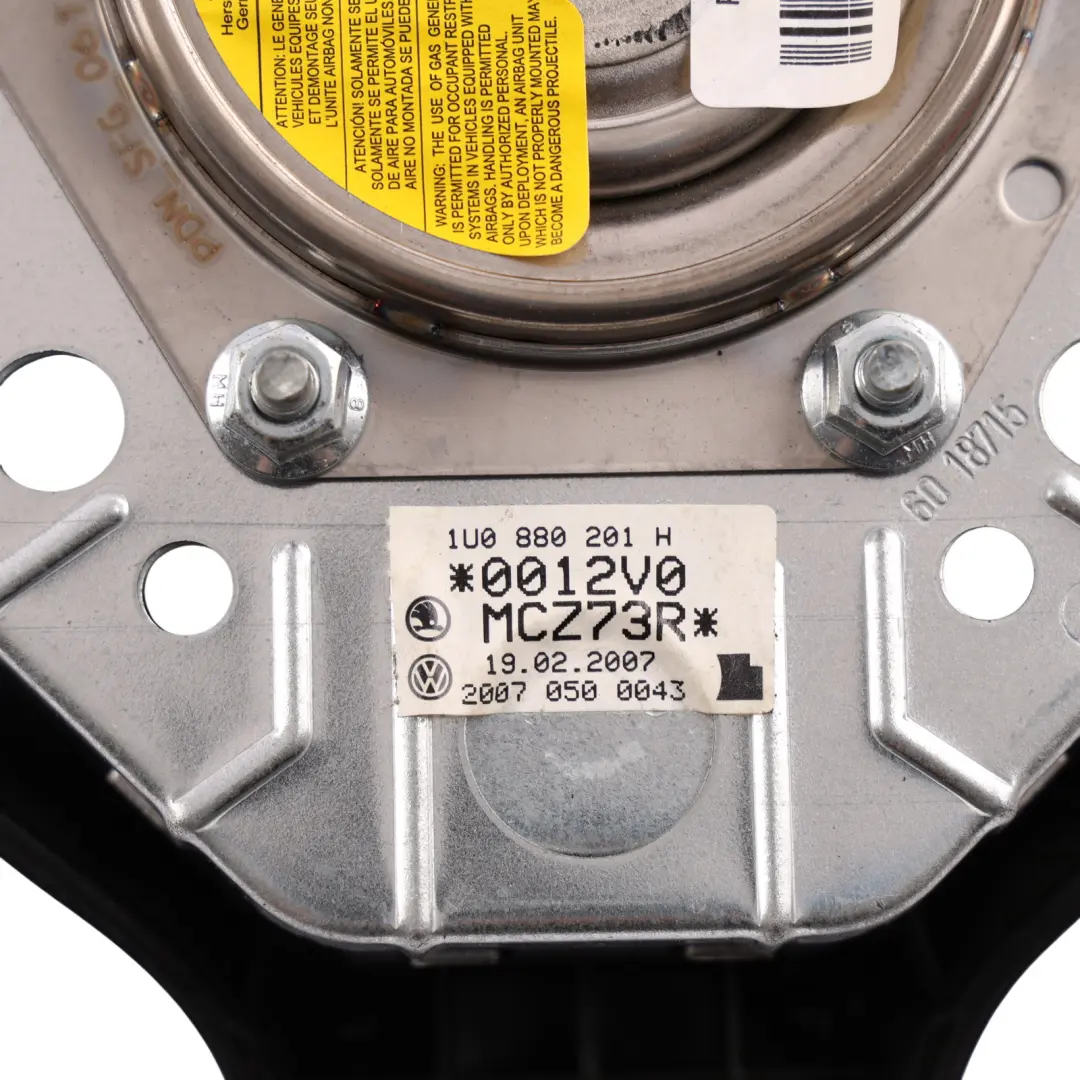 Skoda Fabia RS 6Y Sport Steering Wheel Air Module Driver's Side - SKU 1U0880201H - Part number 1U0880201H