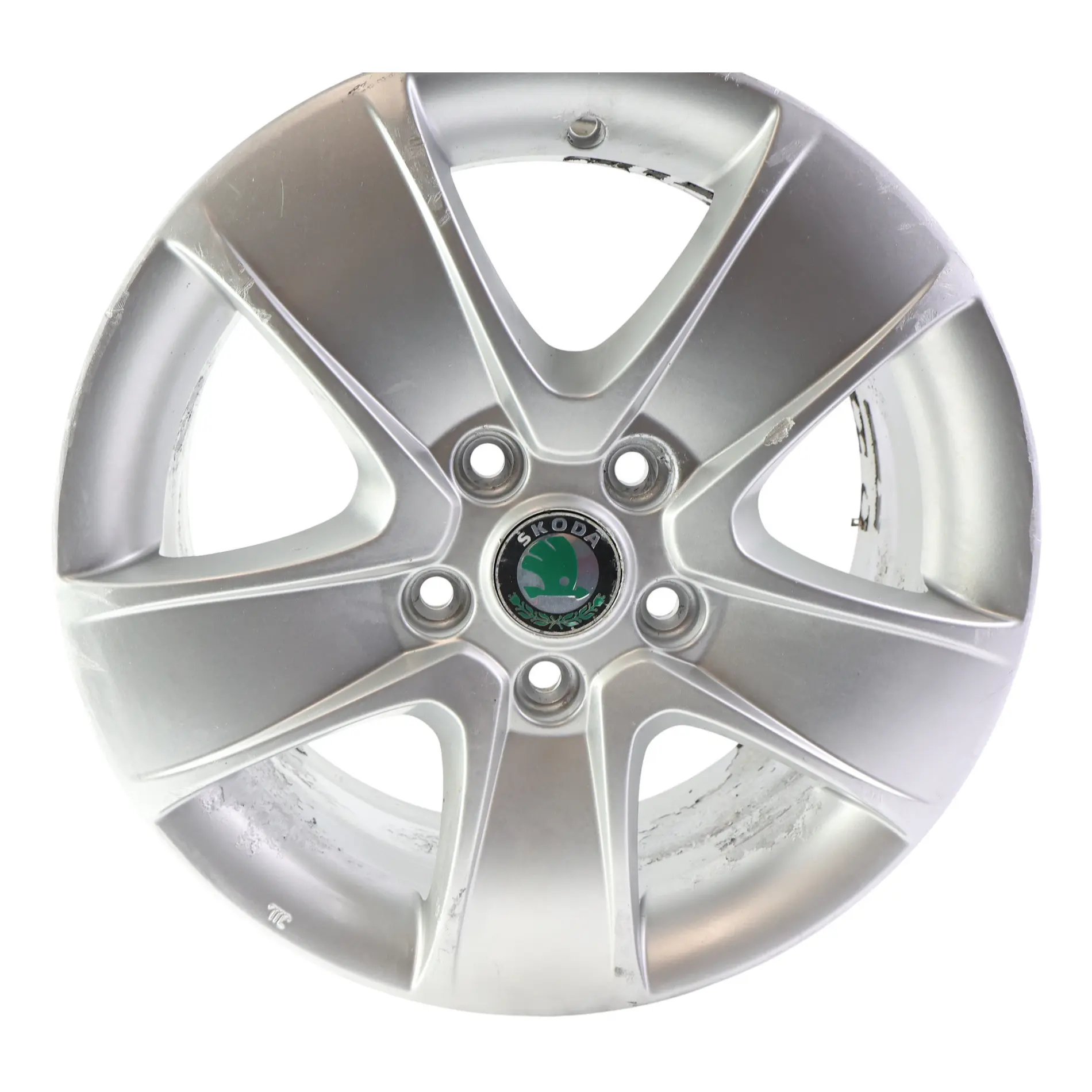 Skoda Octavia Mk2 Felga Alu Srebrna 16" ET50 6.5J 5-Ramienna 1Z0601025T