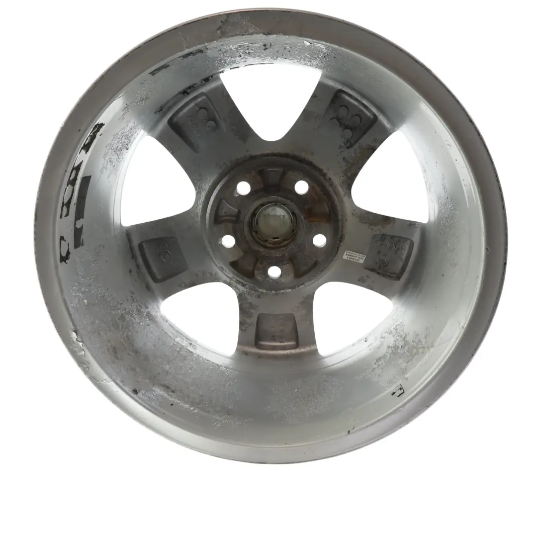 Mk2 Alloy Wheel Rim Silver 16" ET:50 6.5J 5 Spoke to Skoda Octavia with Part number 1Z0601025T Skoda Octavia Mk2 Alloy Wheel Rim Silver 16" ET:50 6.5J 5 Spoke - SKU 1Z0601025T-1 - Part number 1Z0601025T