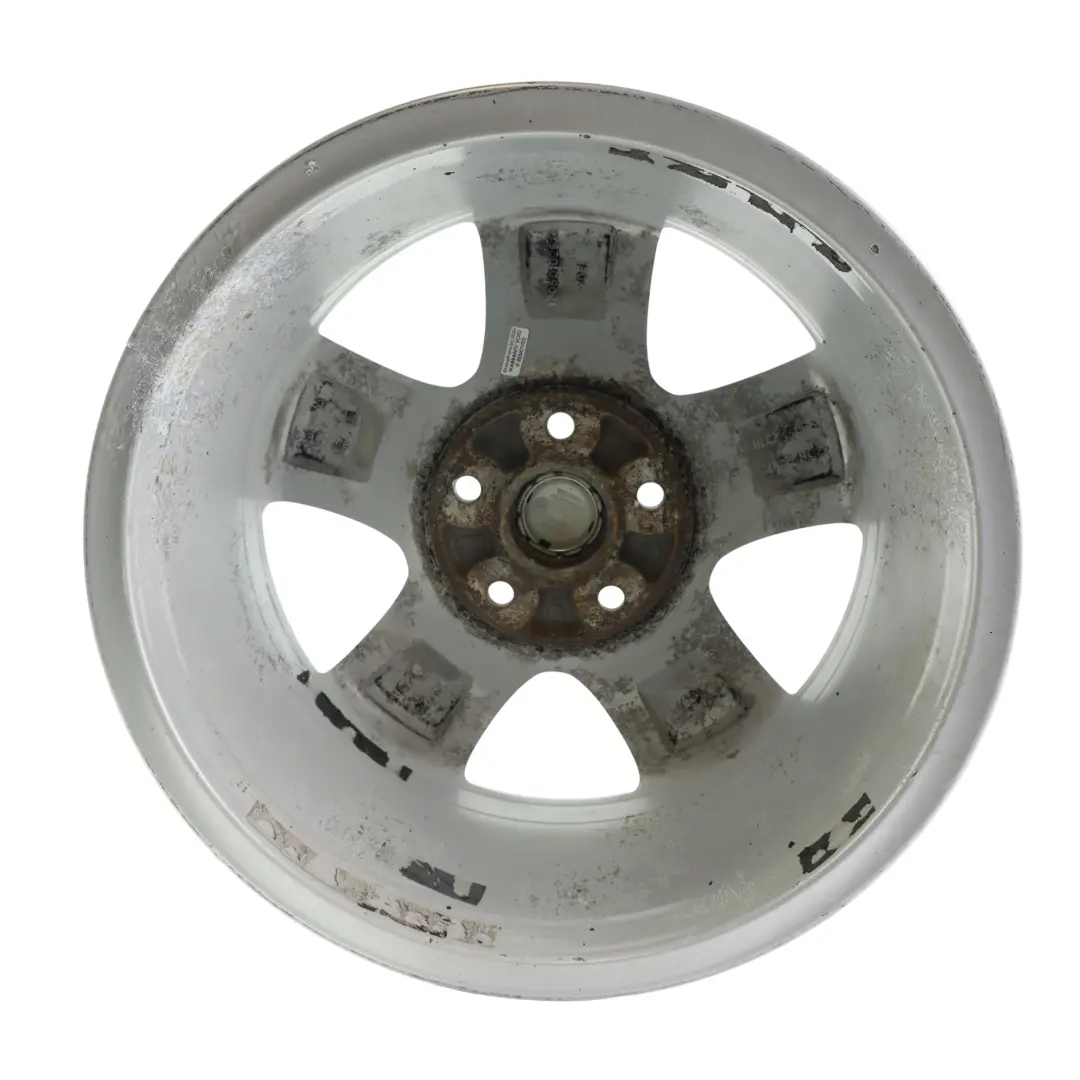 Mk2 Alloy Wheel Rim Silver 16" ET:50 6.5J 5 Spoke to Skoda Octavia with Part number 1Z0601025T Skoda Octavia Mk2 Alloy Wheel Rim Silver 16" ET:50 6.5J 5 Spoke - SKU 1Z0601025T-2 - Part number 1Z0601025T