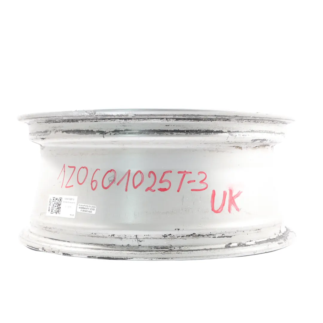 Skoda Octavia Mk2 Alloy Wheel Rim Silver 16" ET:50 6.5J 5 Spoke - SKU 1Z0601025T-3 - Part number 1Z0601025T
