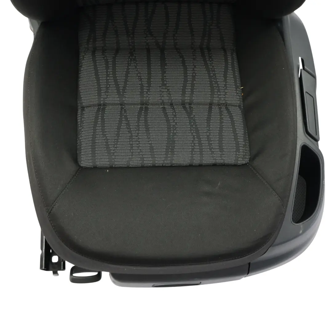 Skoda Octavia Mk2 Front Seat Interior Left N/S Cloth Fabric Onyx Black - SKU 1Z0881805SS-1 - Part number 1Z0881805SS