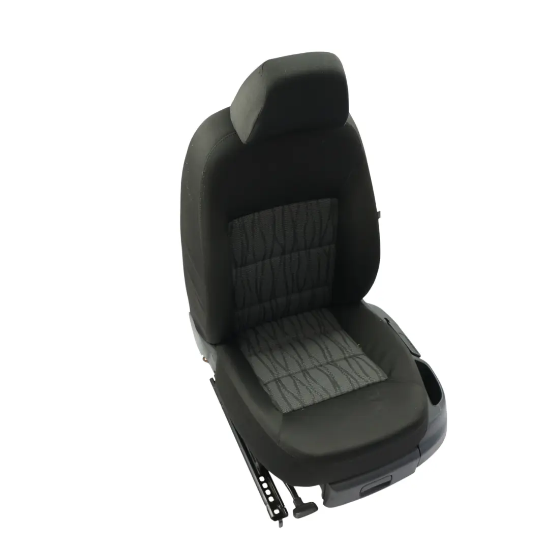 Skoda Octavia Mk2 Front Seat Interior Left N/S Cloth Fabric Onyx Black - SKU 1Z0881805SS-1 - Part number 1Z0881805SS
