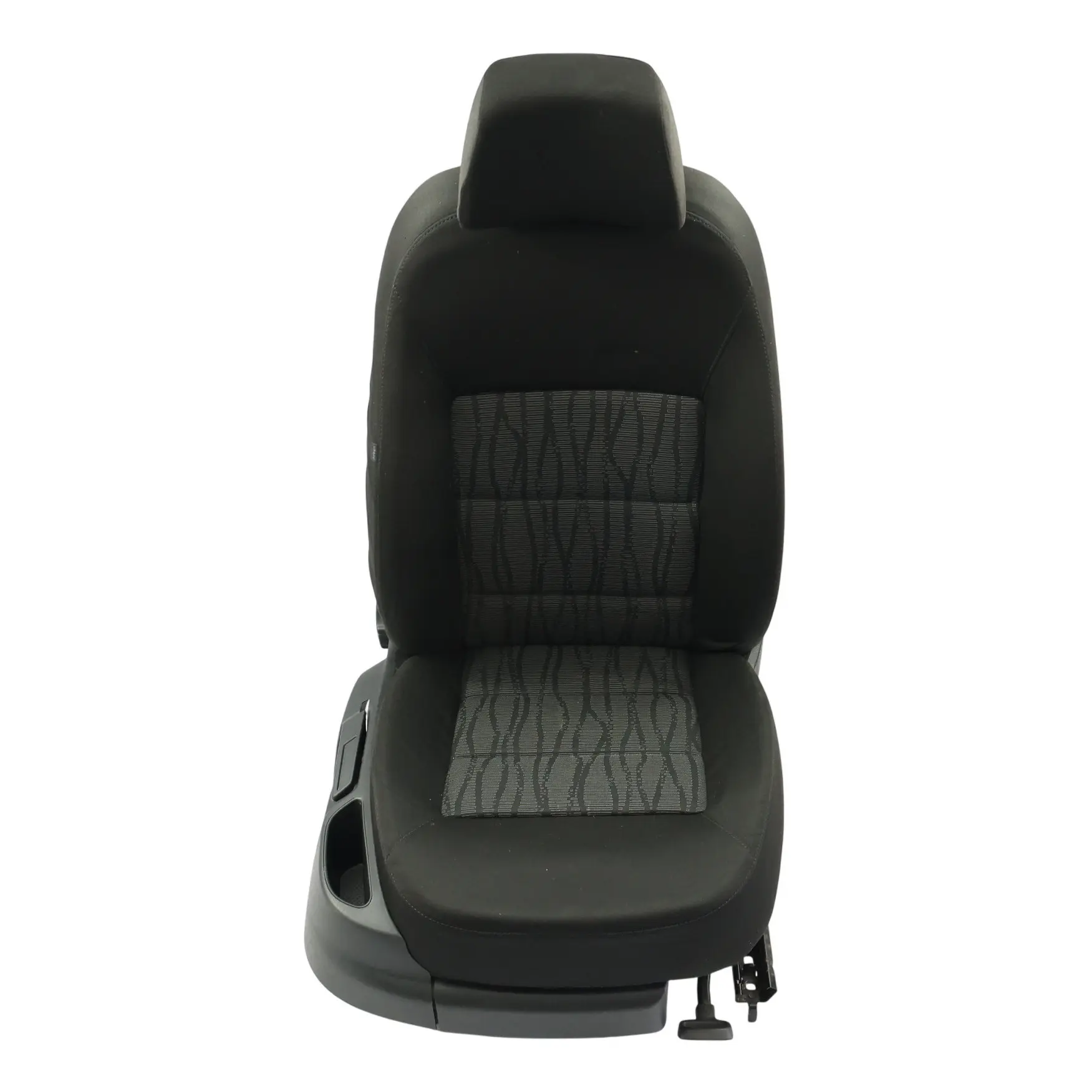 Skoda Octavia MK2 Sedile Anteriore Destro Tessuto Nero Onice