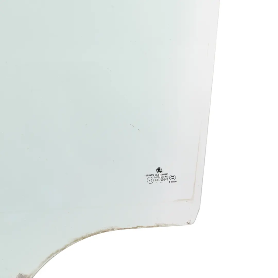 Mk2 1Z Rear Door Side Window Glass Left N/S AS2 Green to Skoda Octavia with Part number 1Z9845205A Skoda Octavia Mk2 1Z Rear Door Side Window Glass Left N/S AS2 Green - SKU 1Z9845205A - Part number 1Z9845205A
