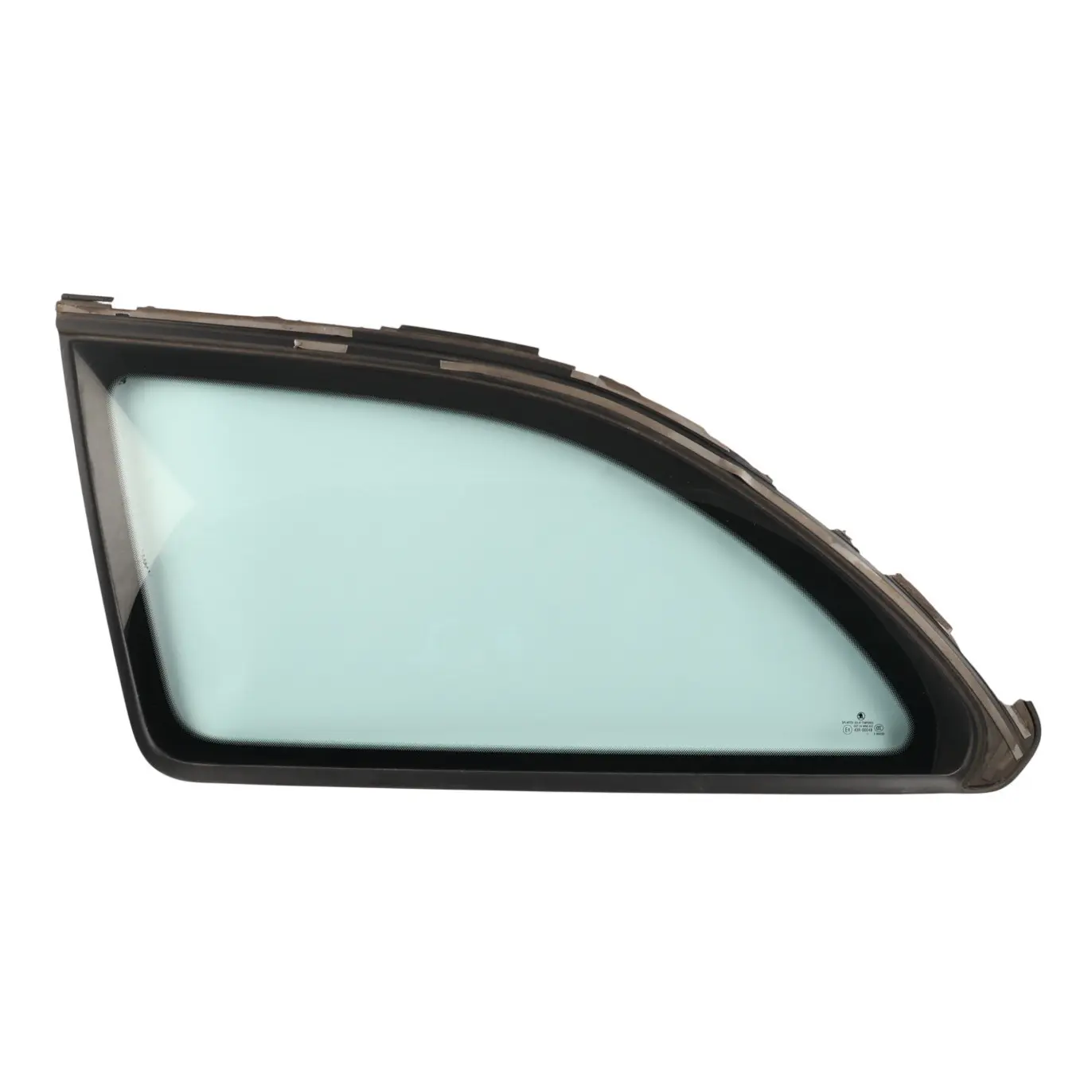 Skoda Octavia Mk2 1Z Rear Quarter Window Glass Left N/S AS2 Green 1Z9845297AA