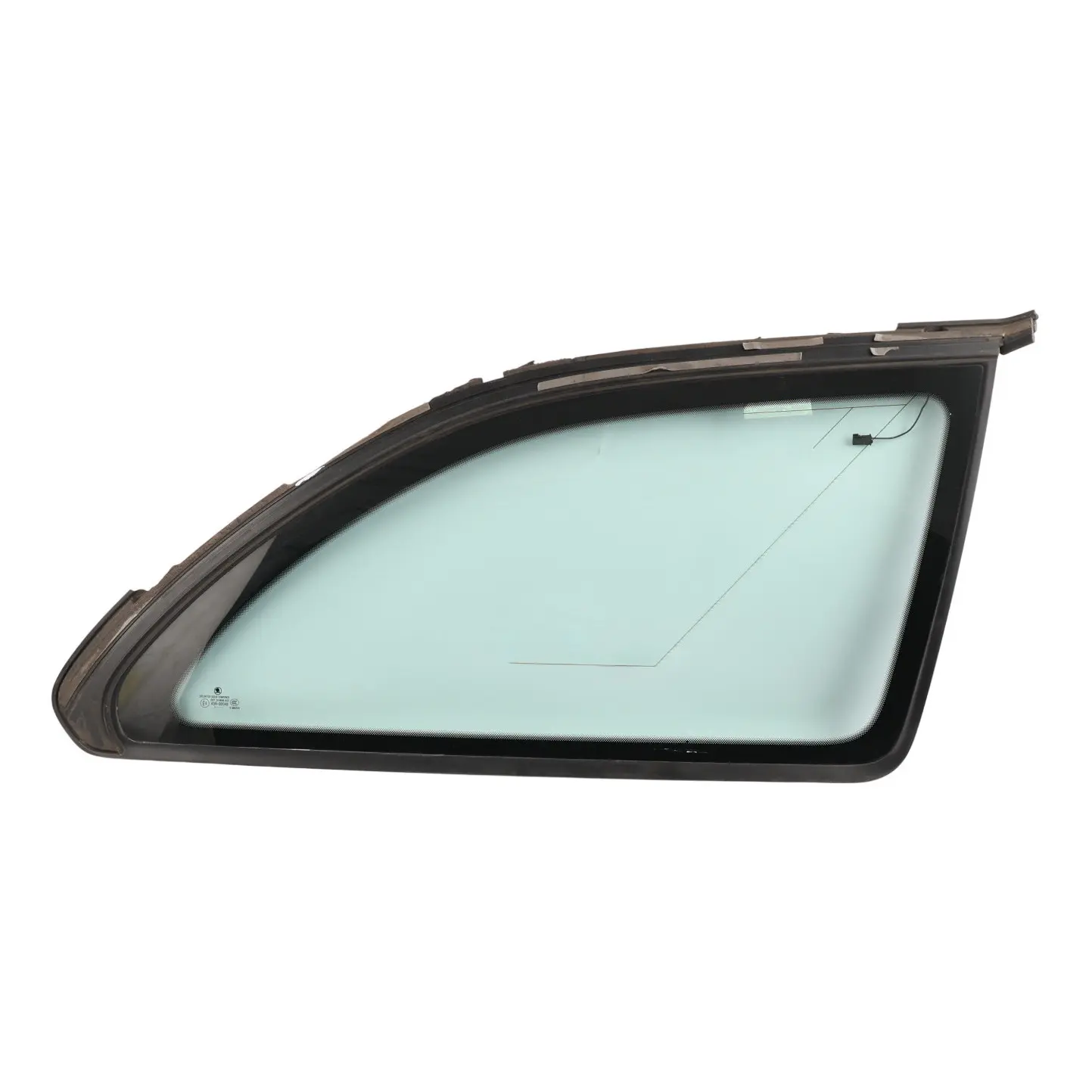 Skoda Octavia Mk2 1Z Rear Quarter Window Glass Right O/S AS2 Green 1Z9845298AG