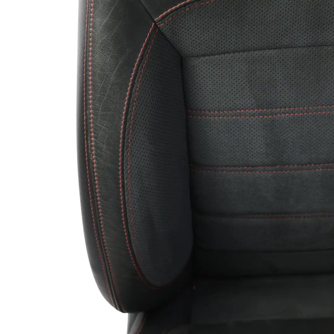 Ford S-Max Mk1 Front Seat Heated Left N/S Black Red Leather Alcantara - SKU 2004326-1 - Part number 2004326