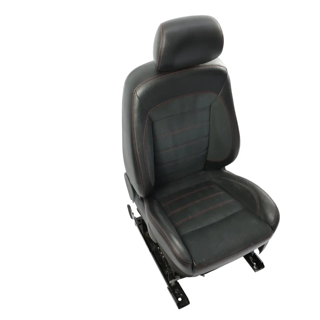 Ford S-Max Mk1 Front Seat Heated Left N/S Black Red Leather Alcantara - SKU 2004326-1 - Part number 2004326