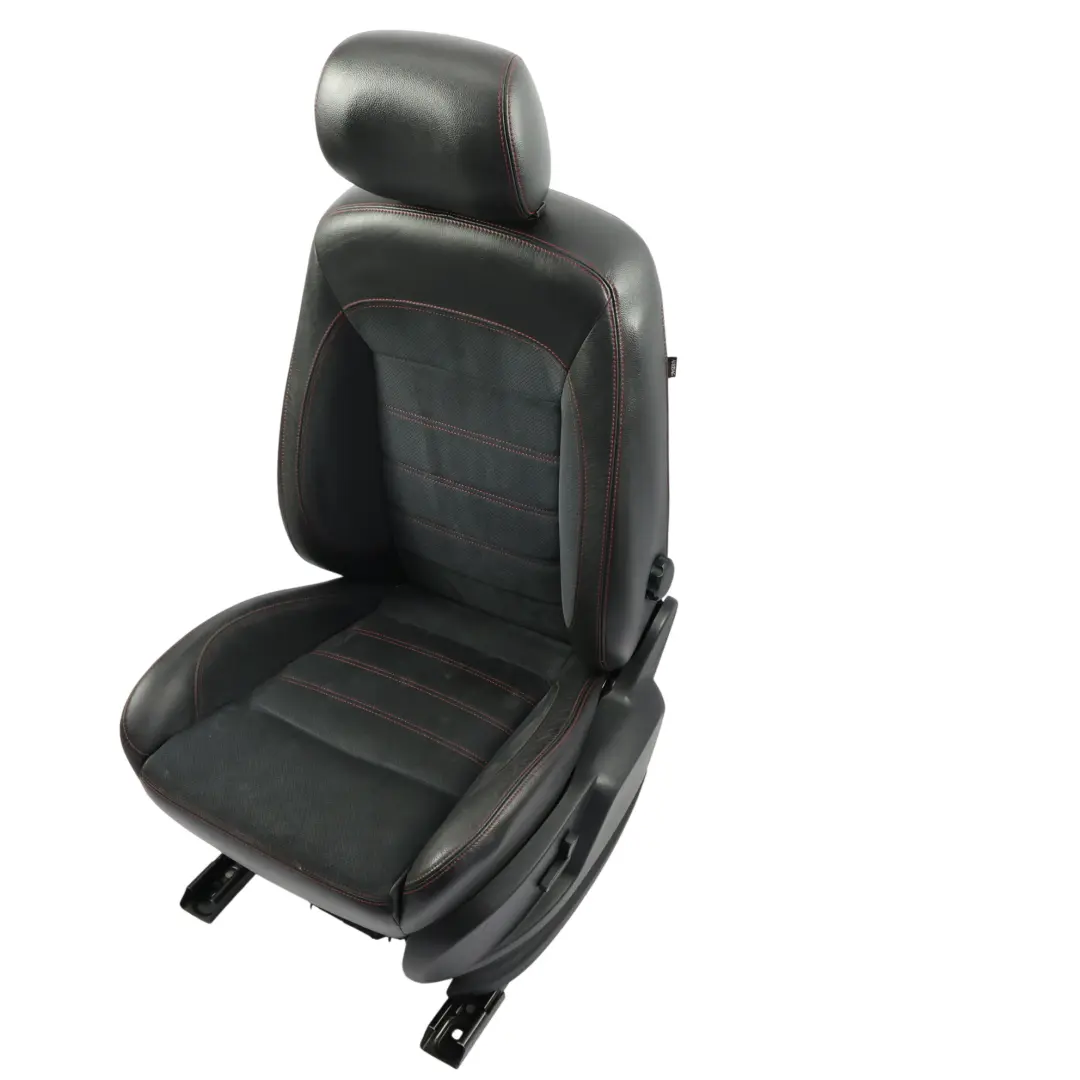 Ford S-Max Mk1 Front Seat Heated Left N/S Black Red Leather Alcantara - SKU 2004326-1 - Part number 2004326